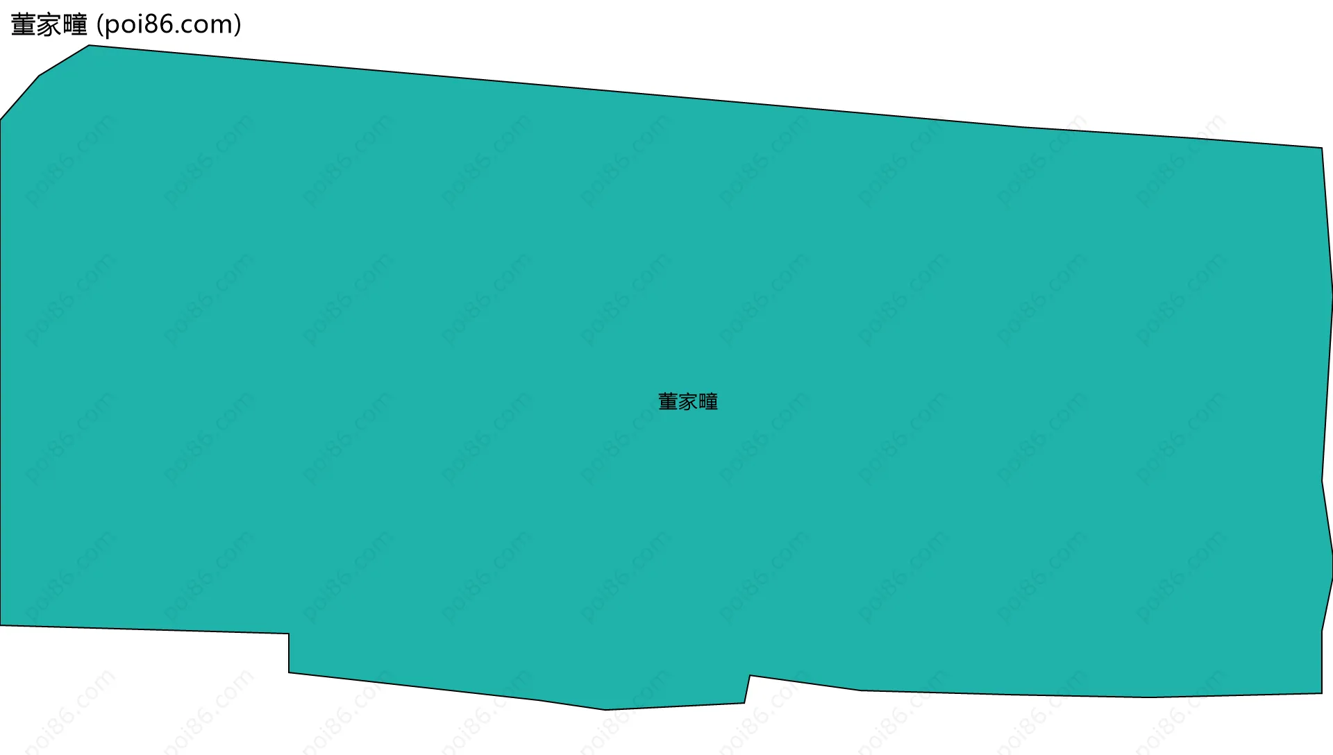 董家疃边界地图