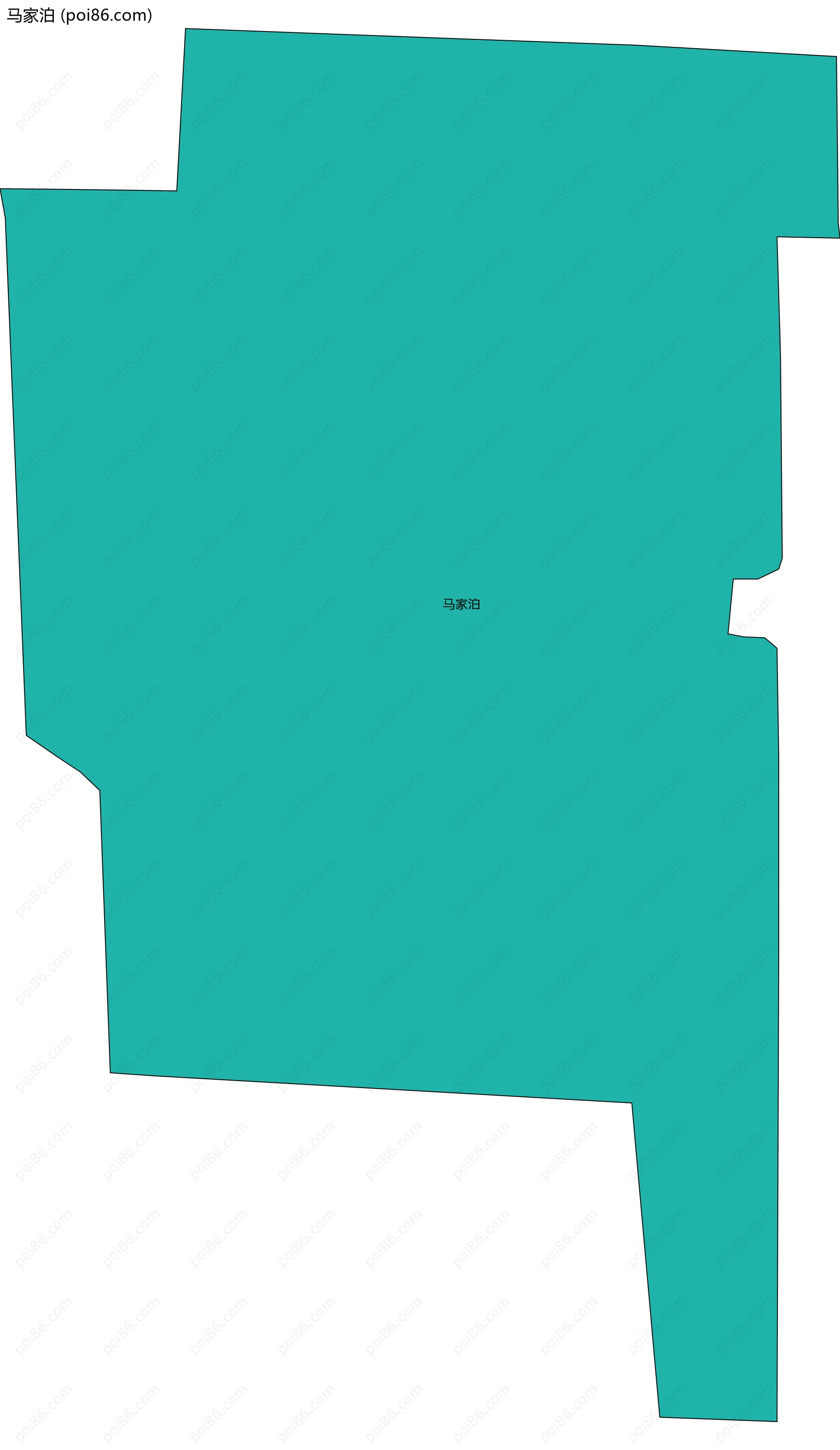 马家泊边界地图