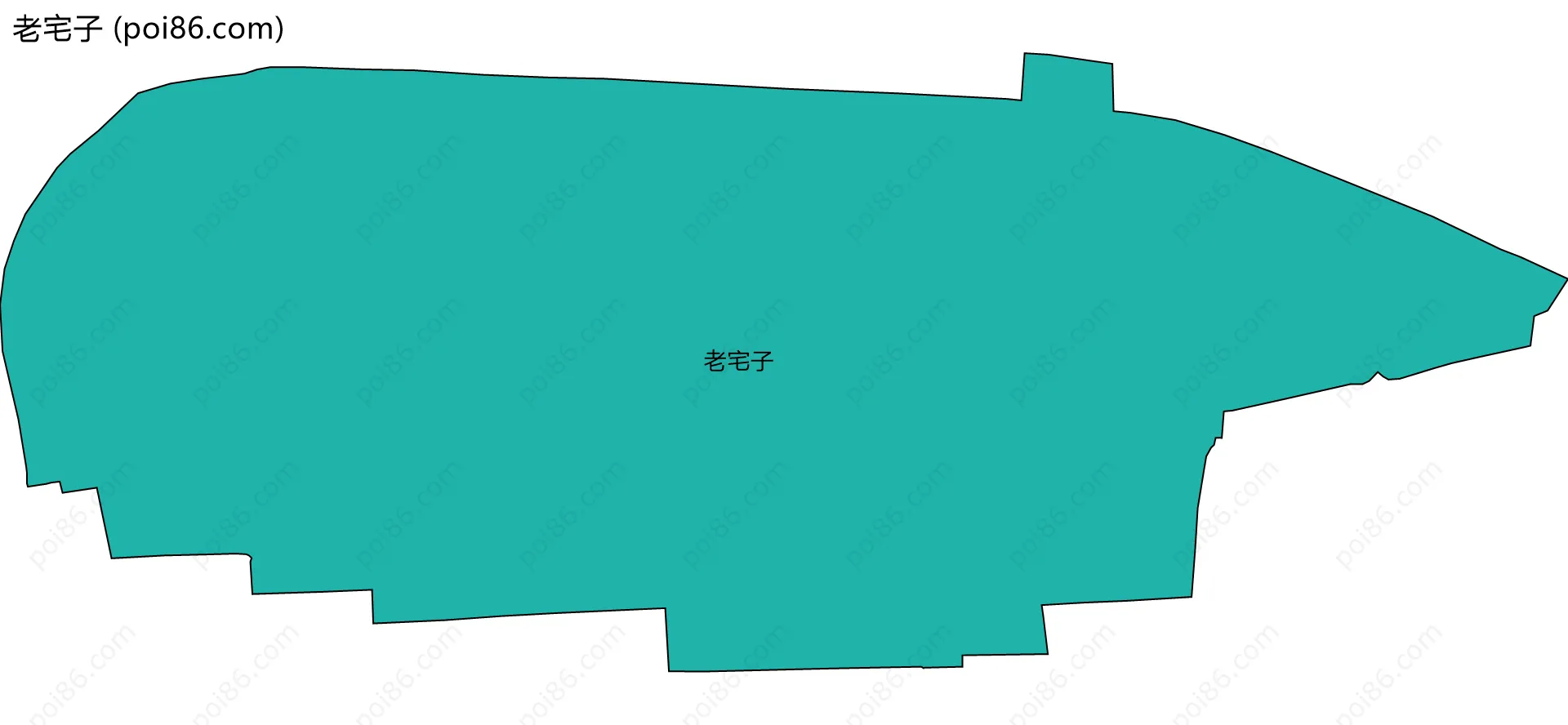 老宅子边界地图