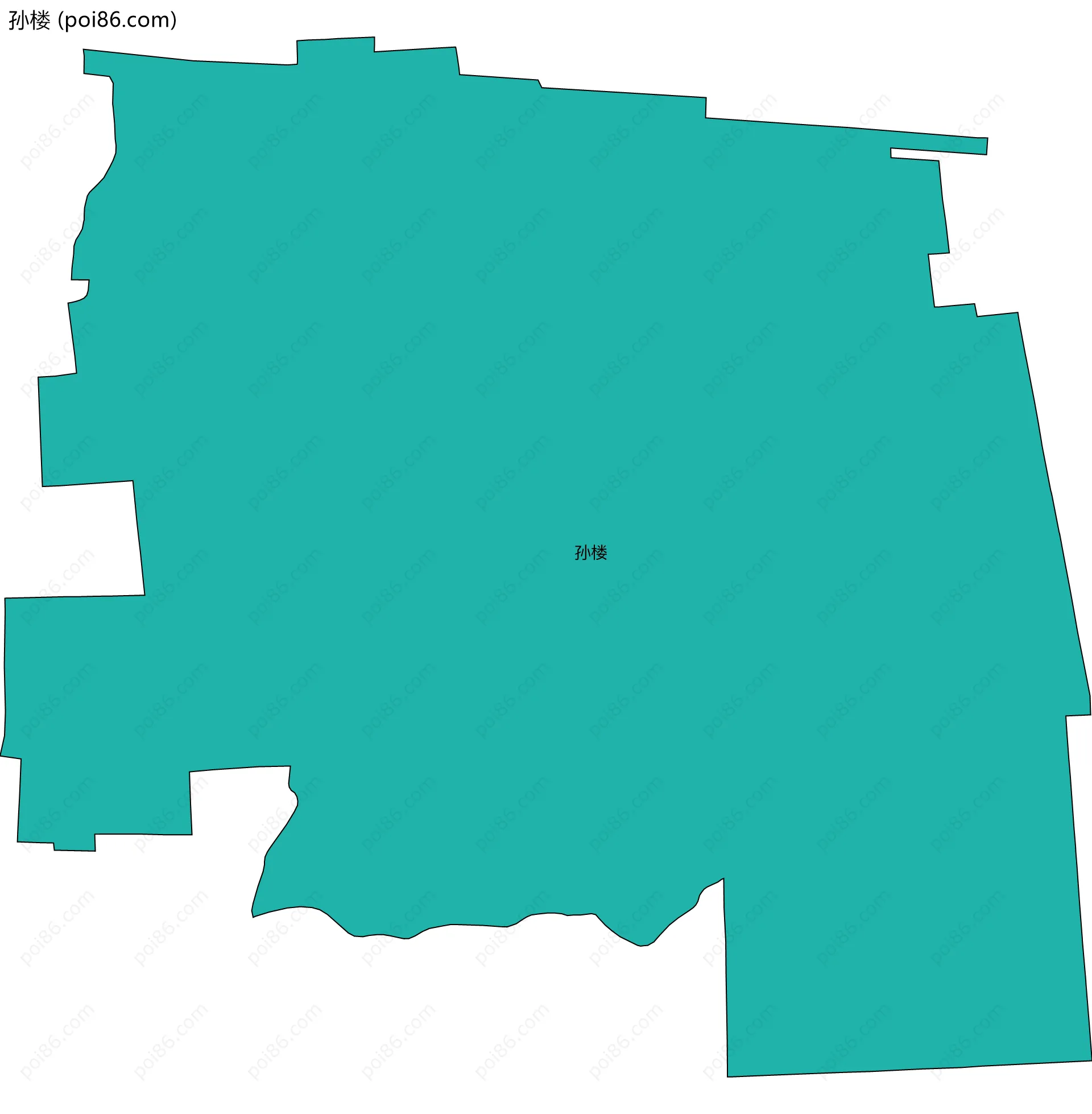 孙楼边界地图