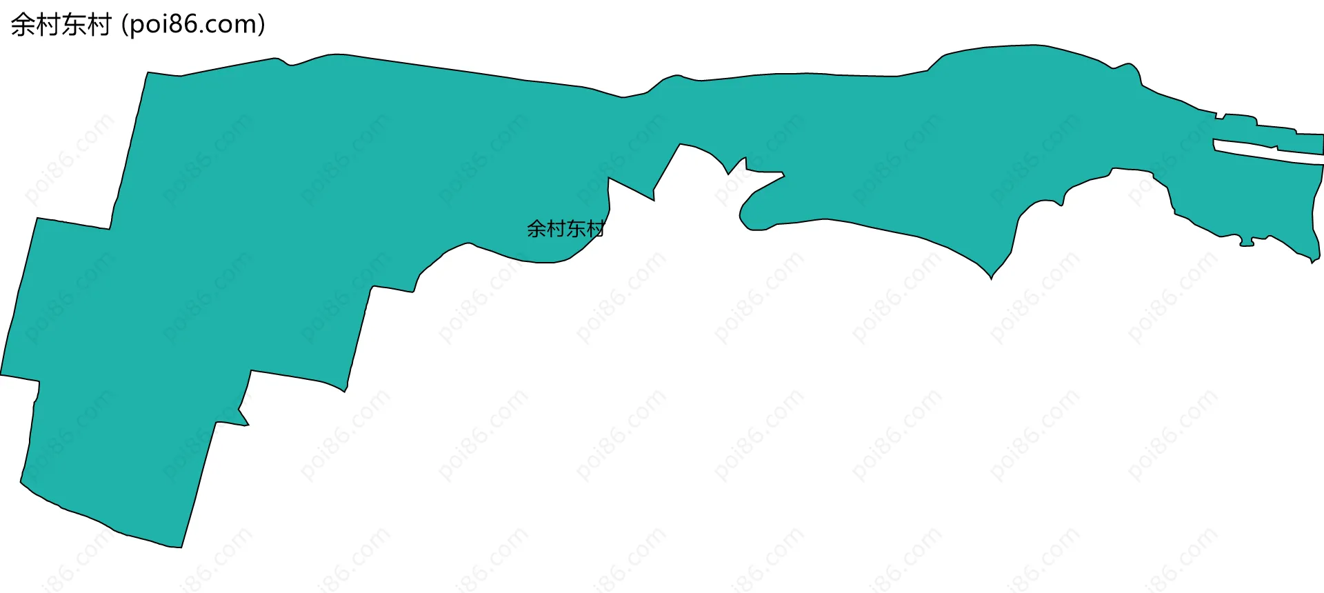 余村东村边界地图