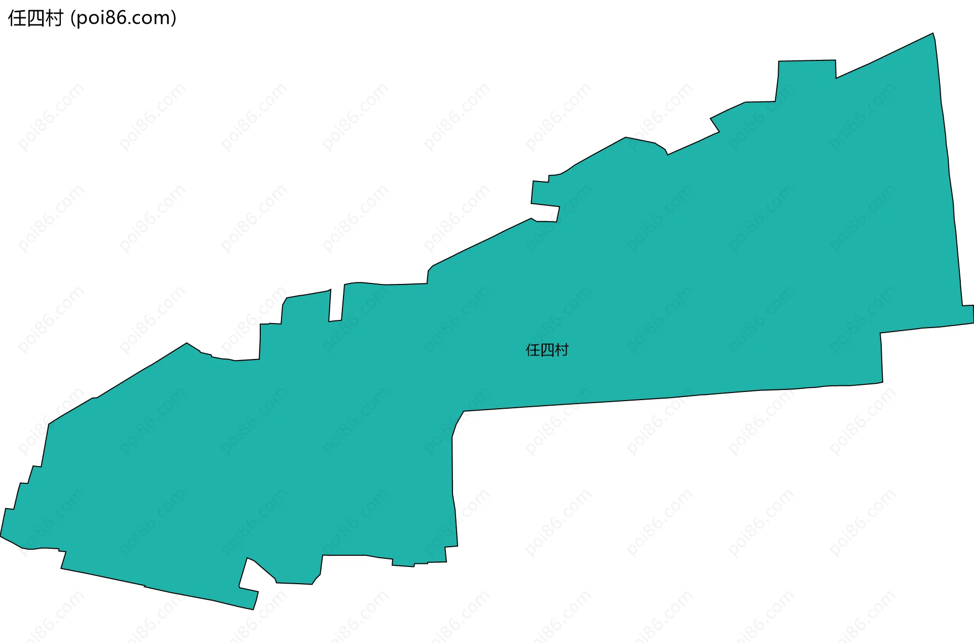 任四村边界地图