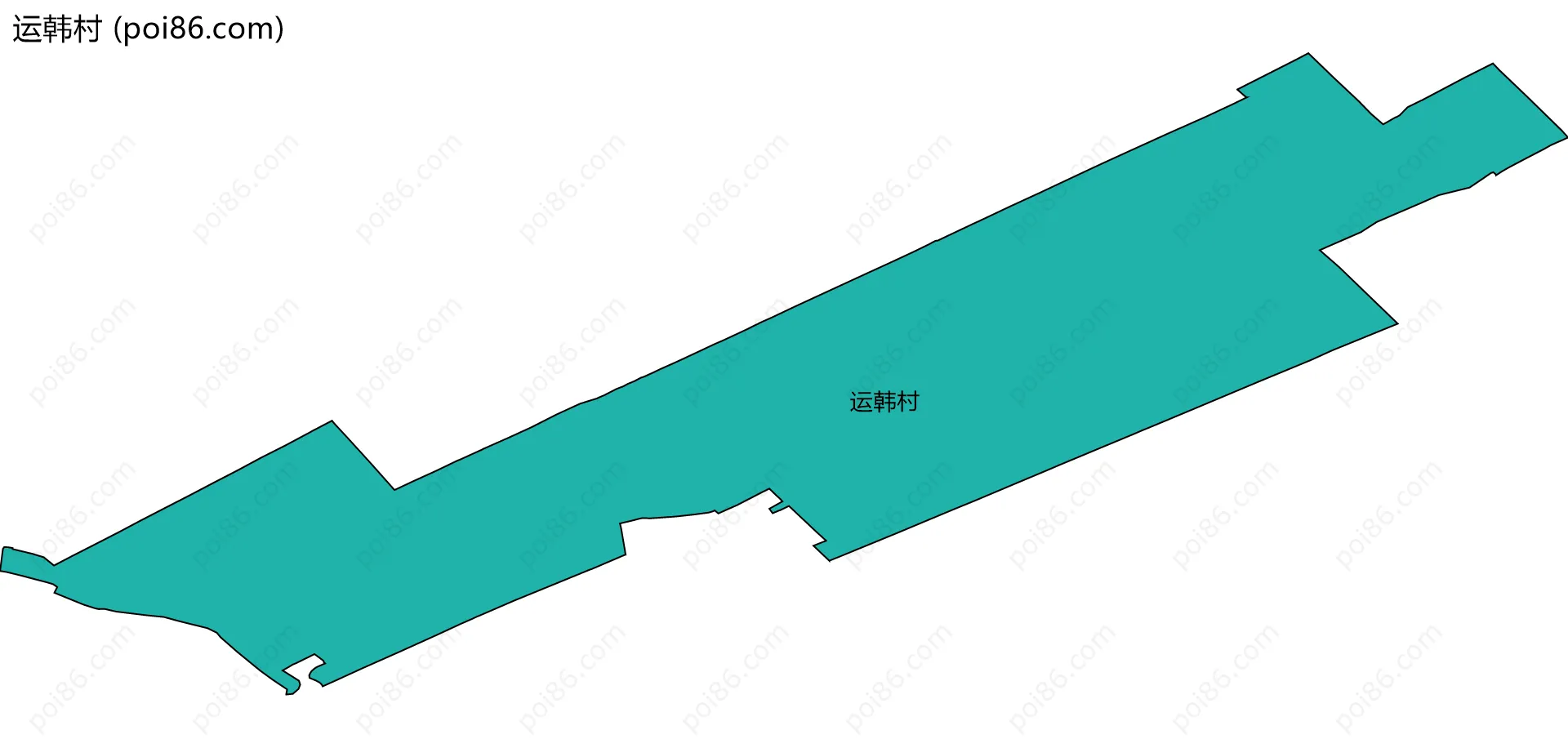 运韩村边界地图