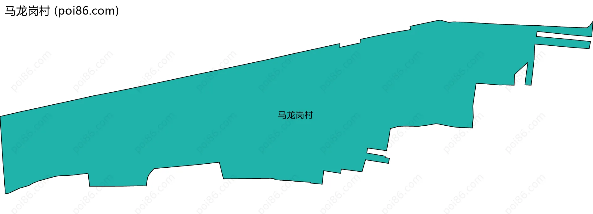 马龙岗村边界地图