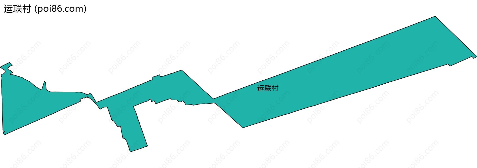 运联村边界地图