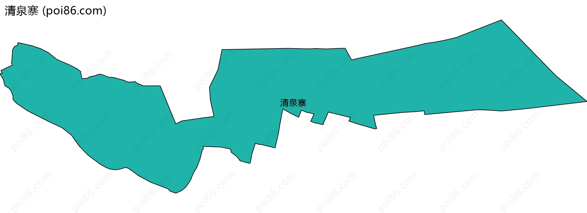 清泉寨边界地图