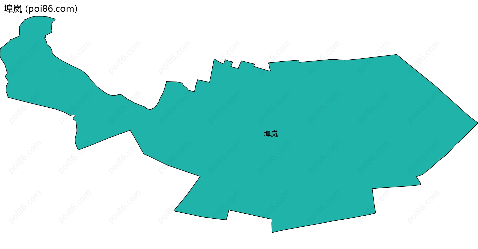 埠岚边界地图
