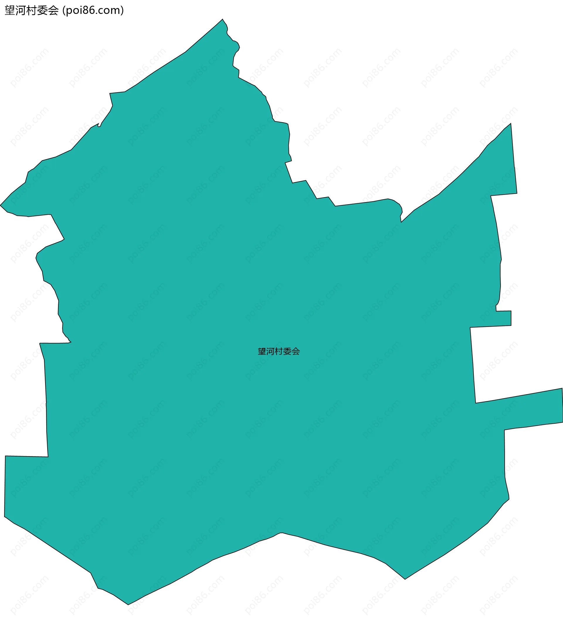 望河村委会边界地图