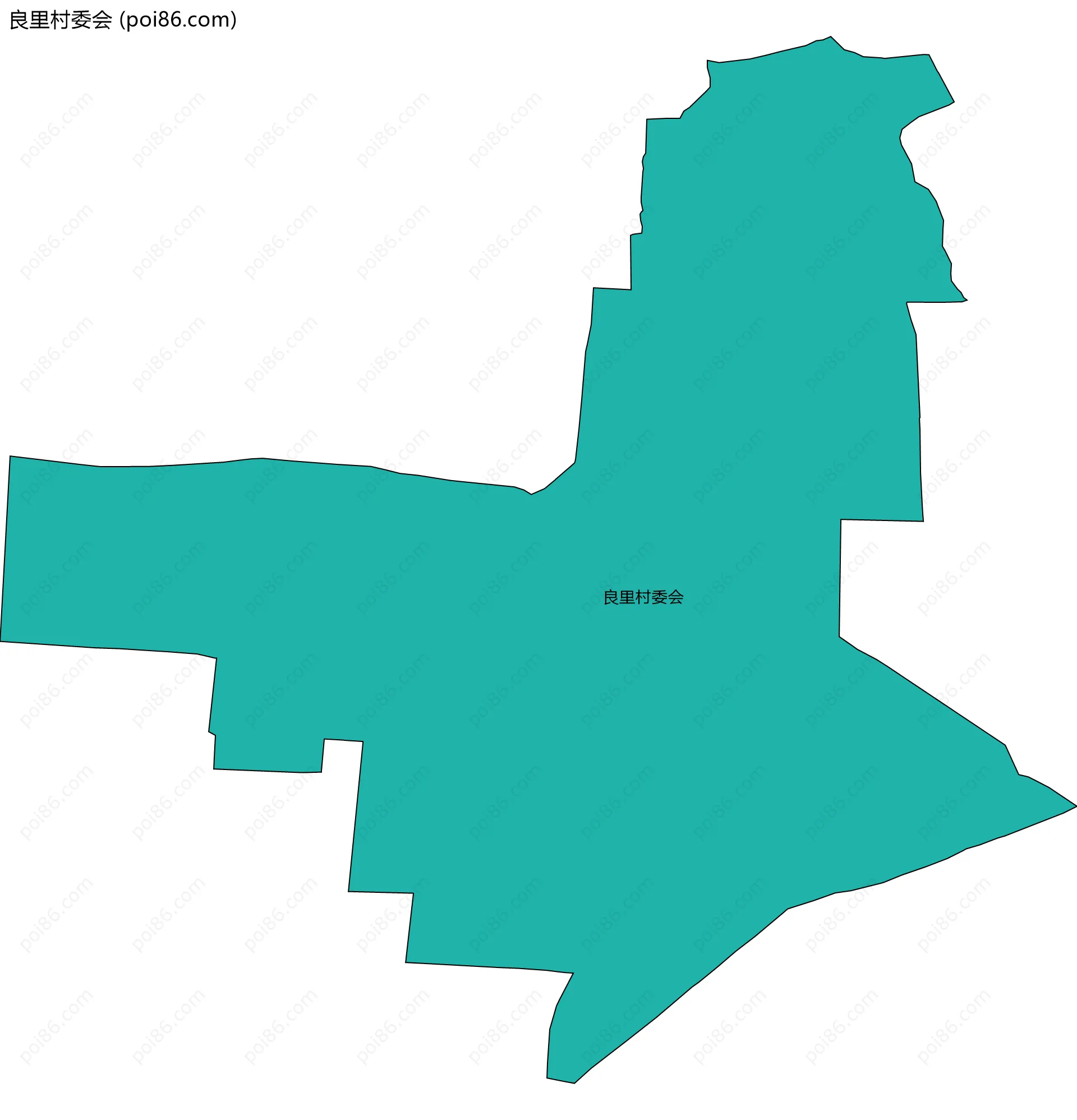良里村委会边界地图