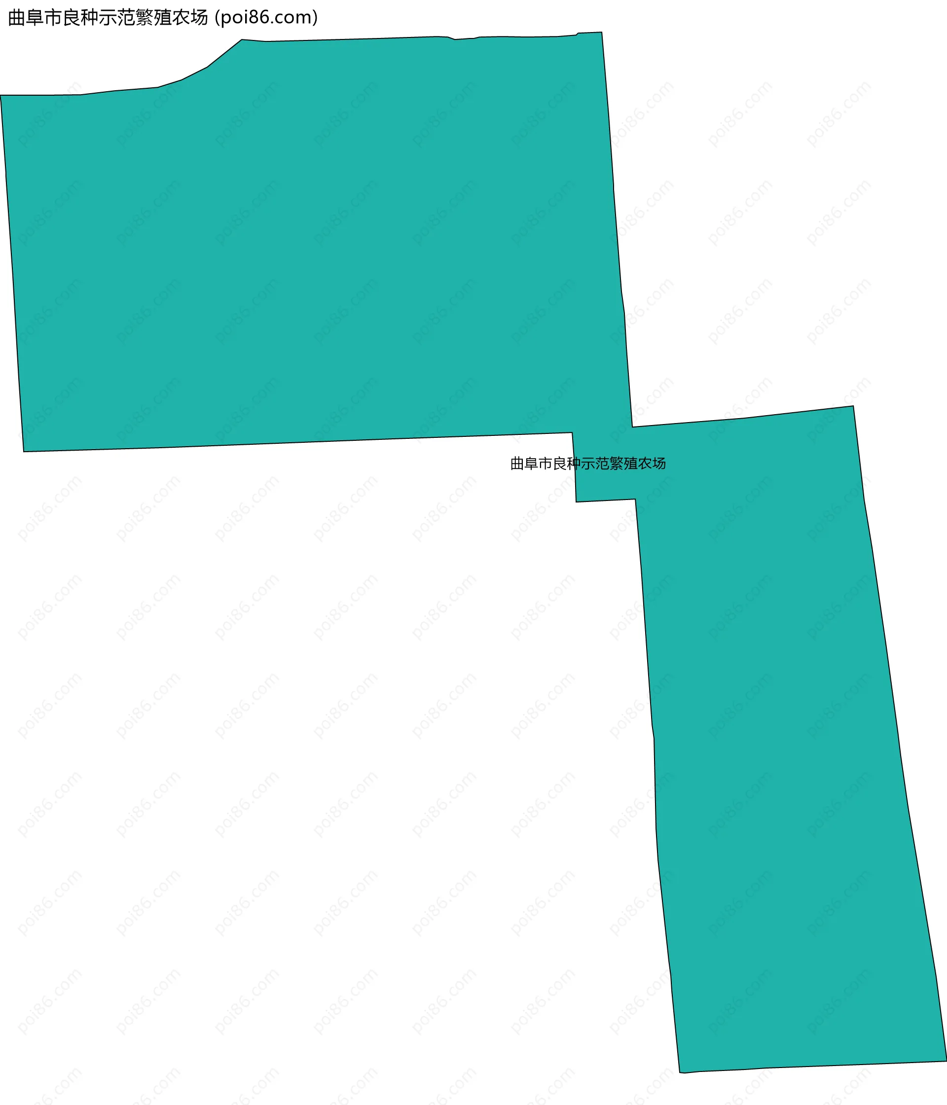 曲阜市良种示范繁殖农场边界地图