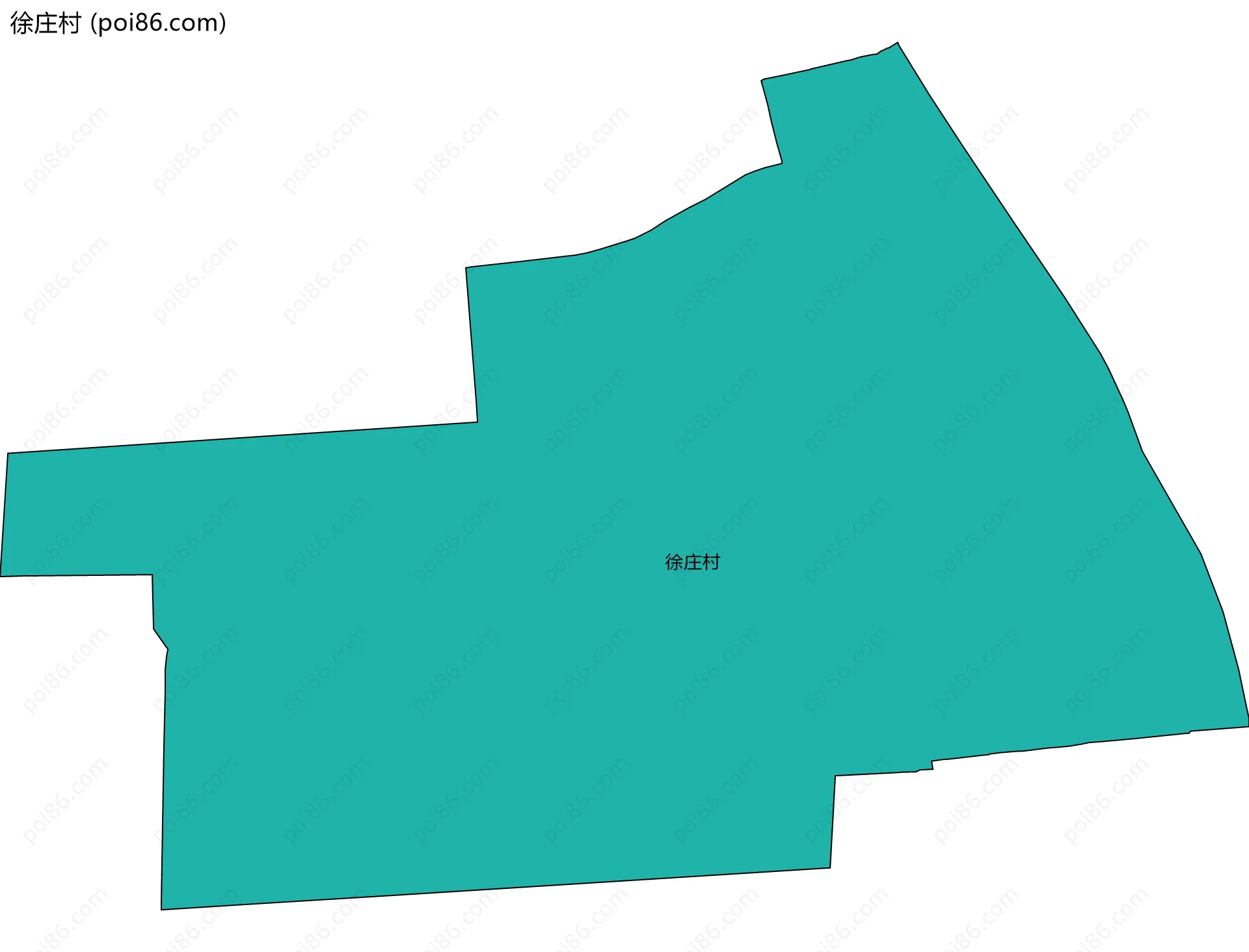 徐庄村边界地图