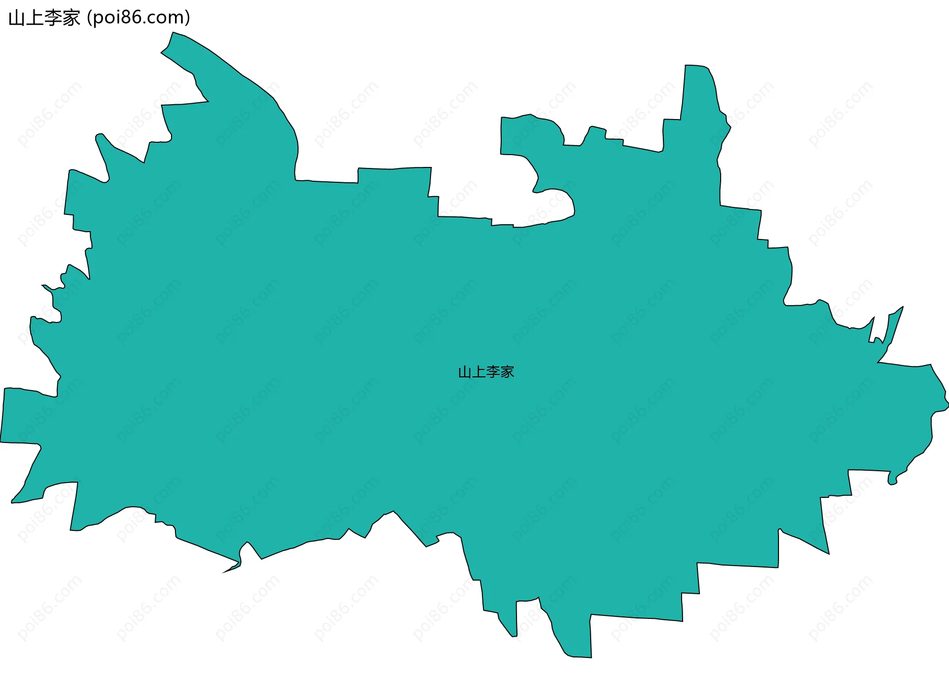 山上李家边界地图