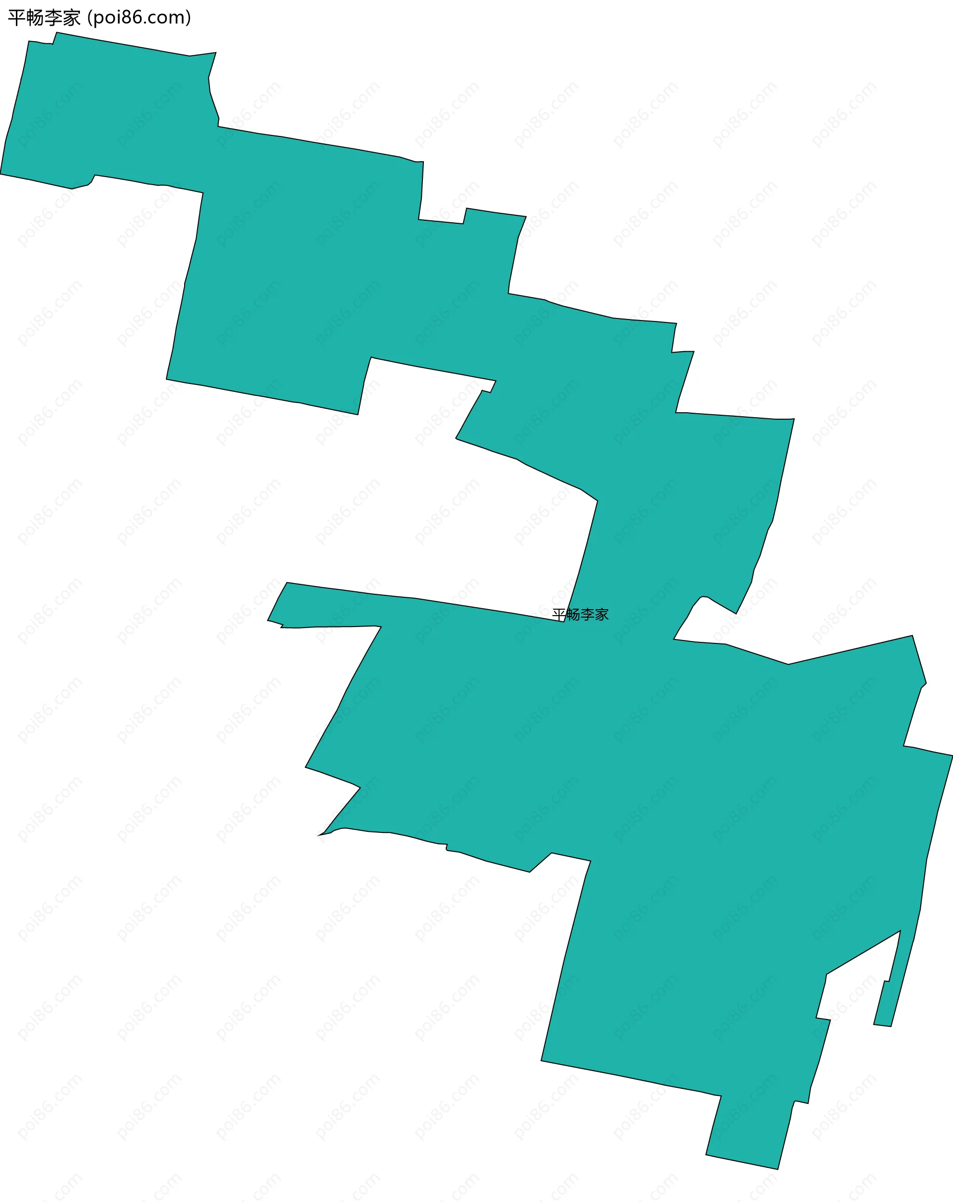 平畅李家边界地图