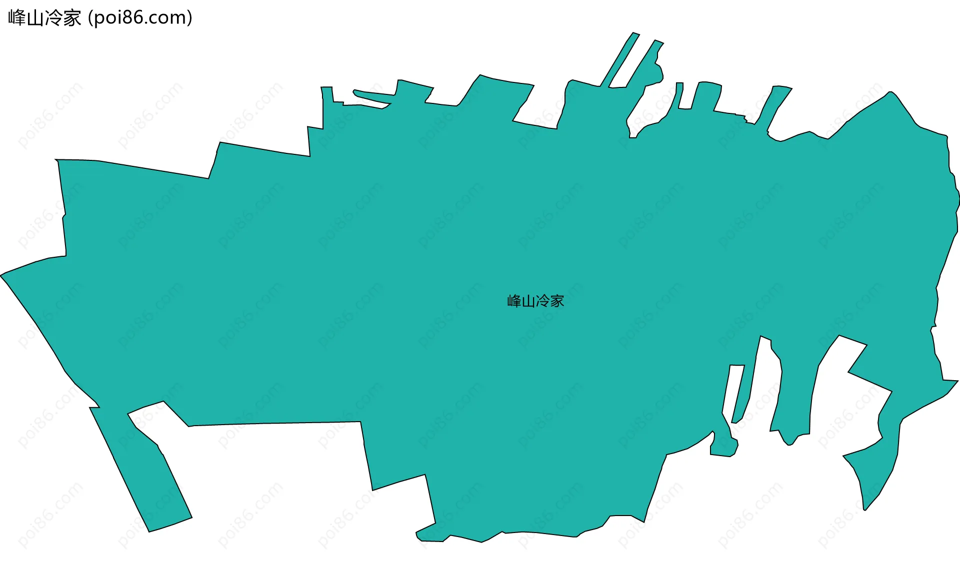 峰山冷家边界地图