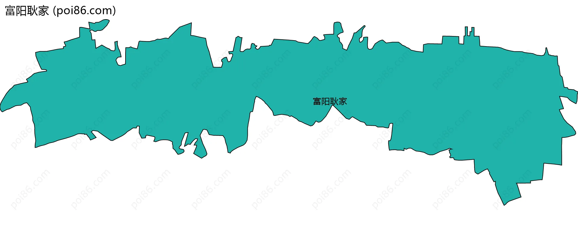 富阳耿家边界地图