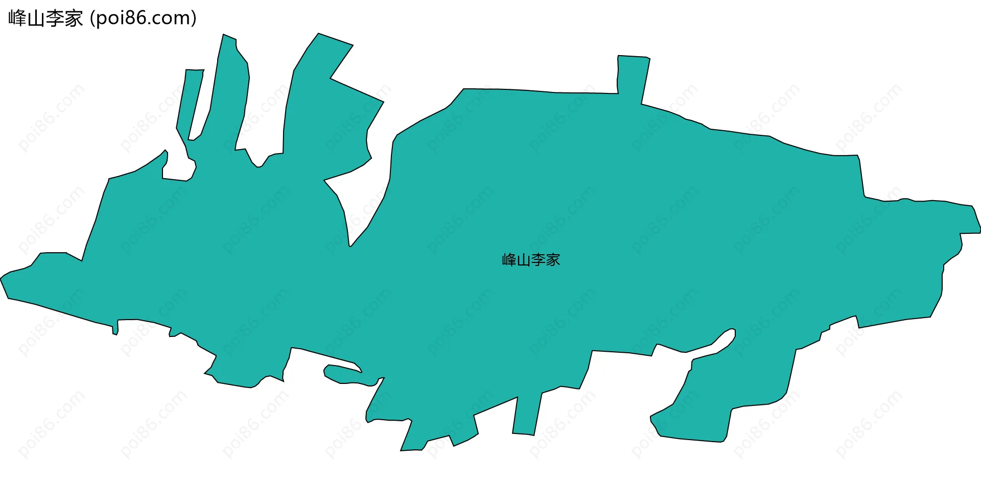 峰山李家边界地图