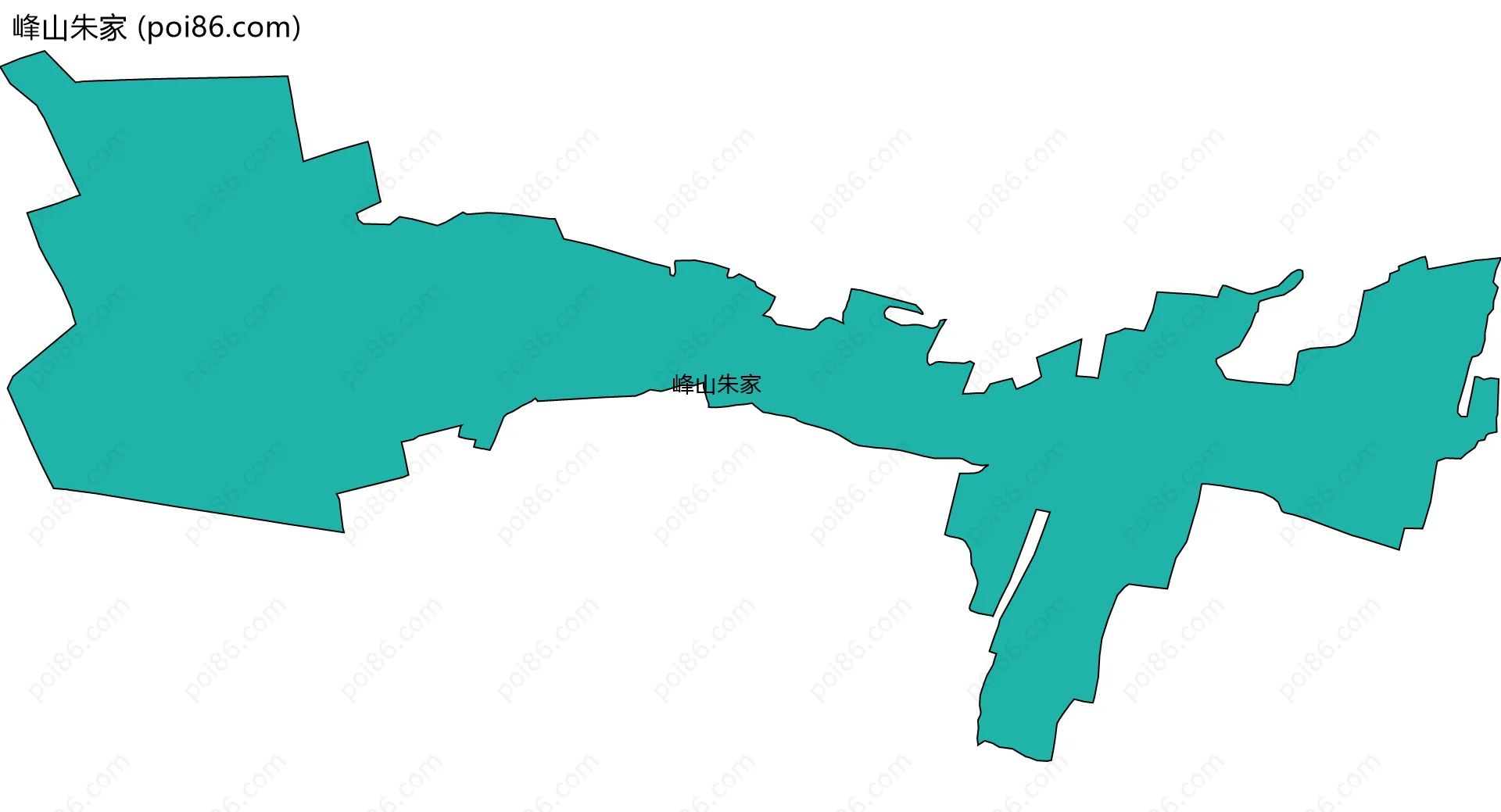 峰山朱家边界地图