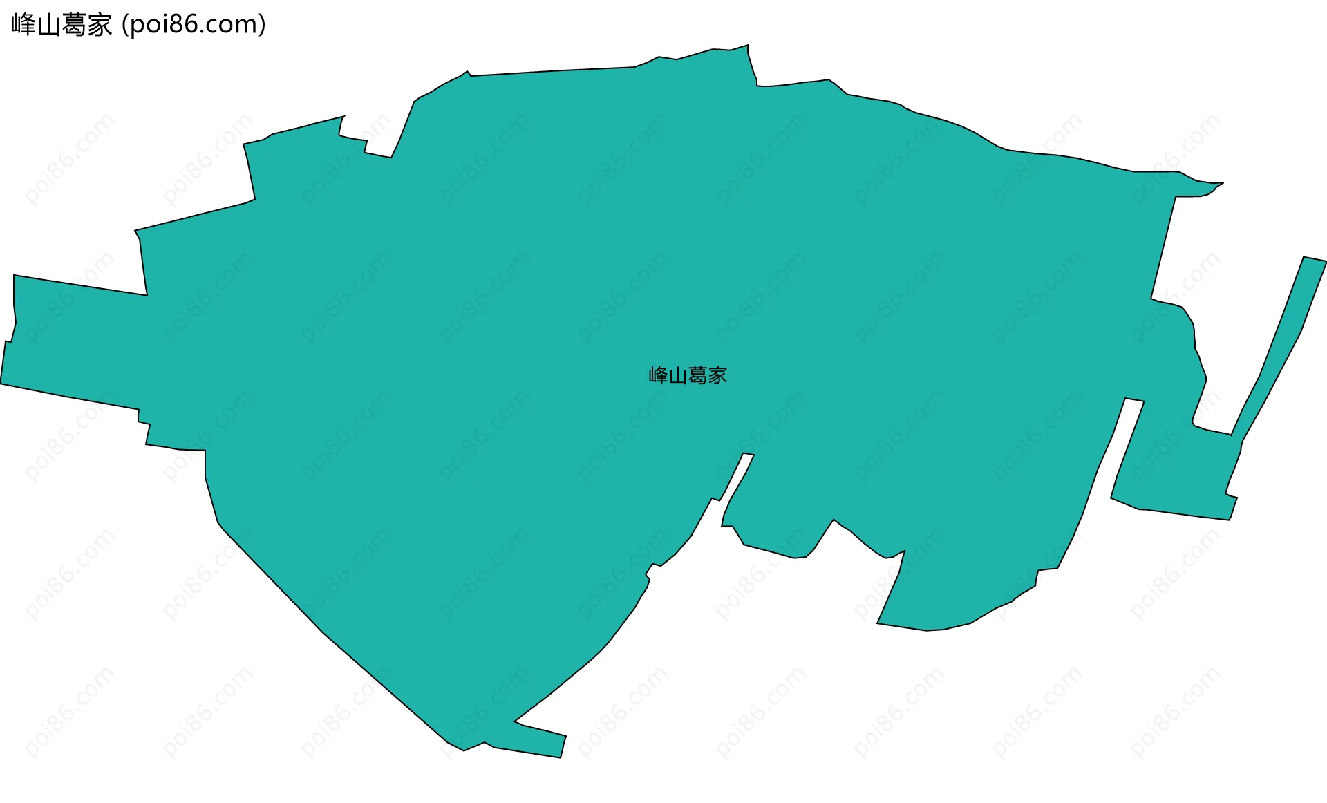 峰山葛家边界地图