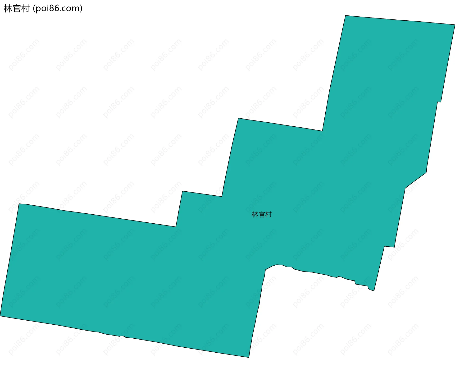林官村边界地图