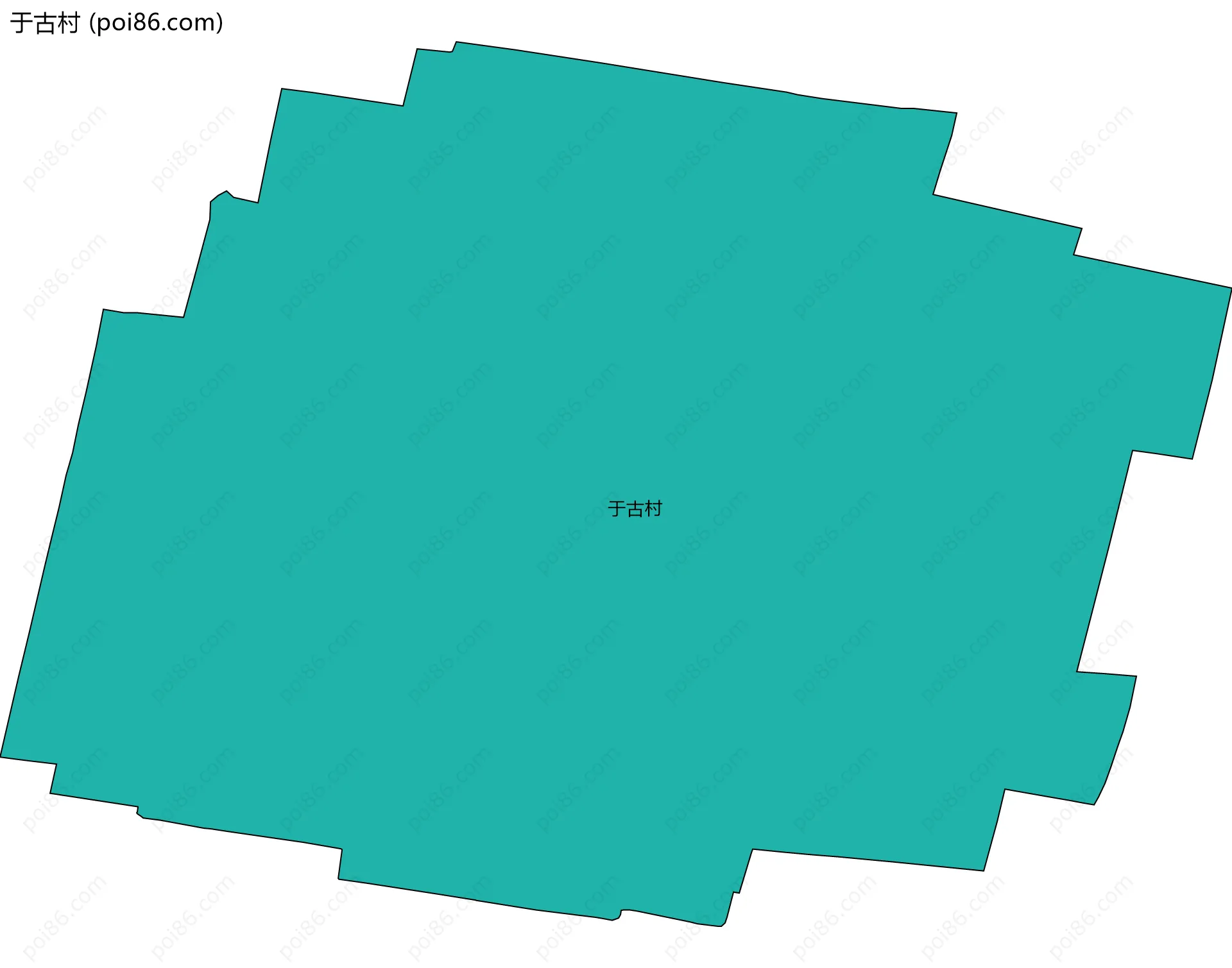 于古村边界地图