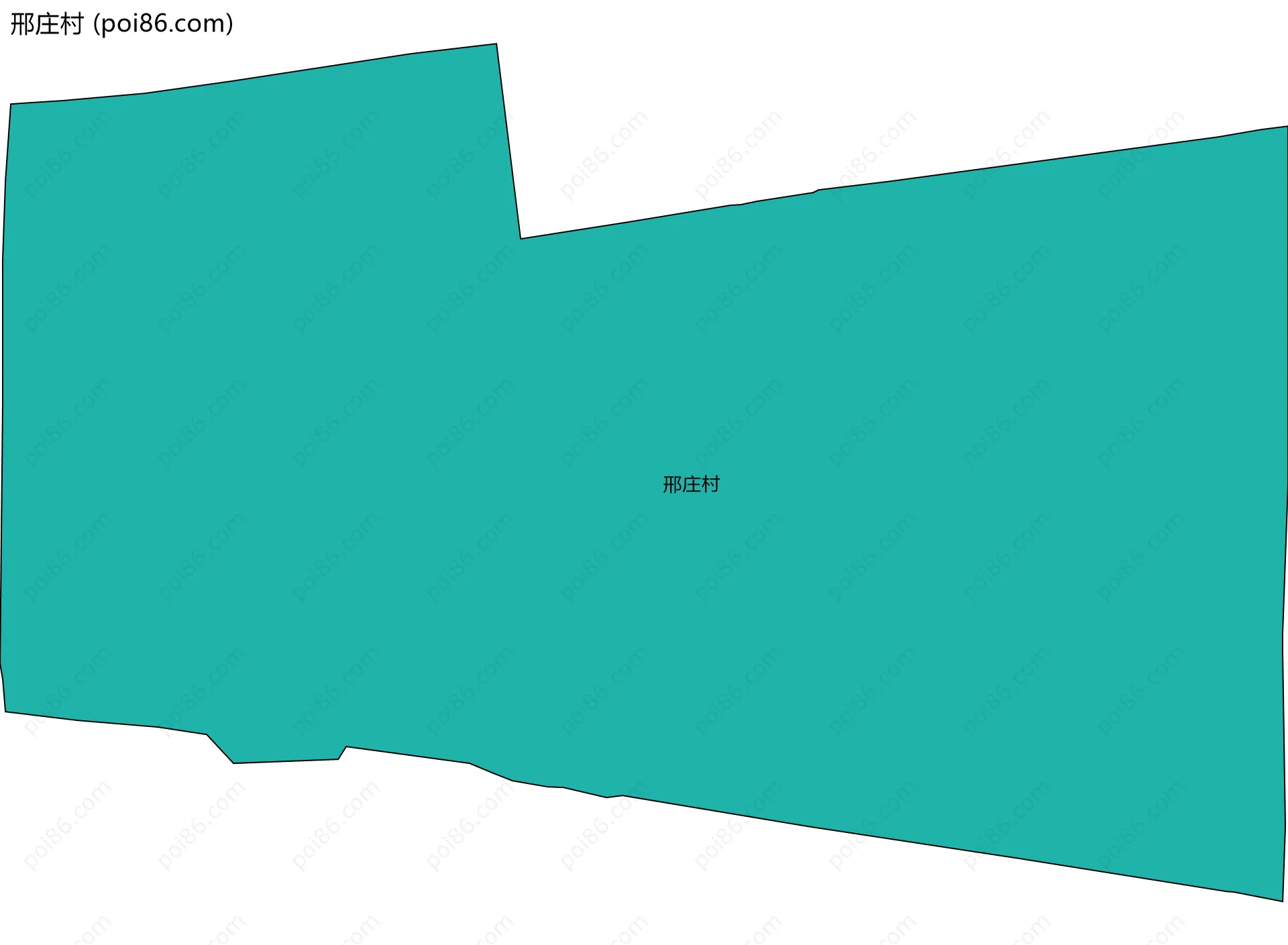 邢庄村边界地图