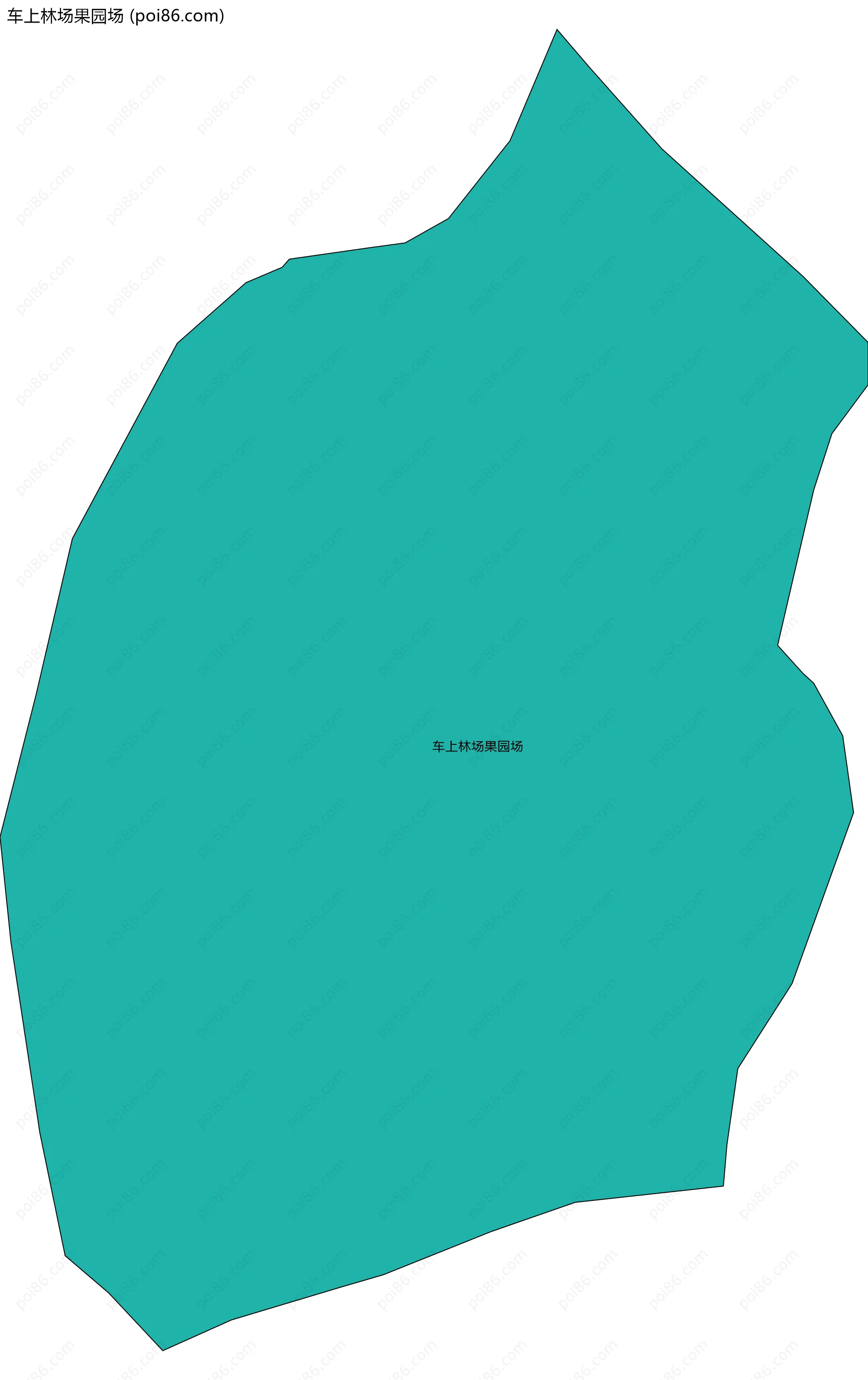 车上林场果园场边界地图