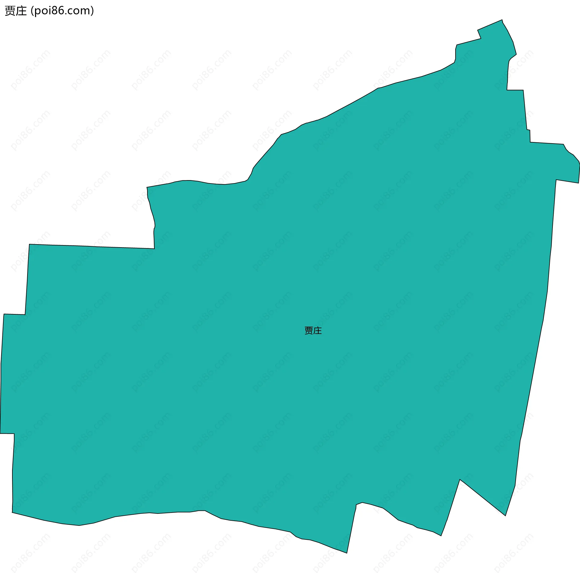 贾庄边界地图