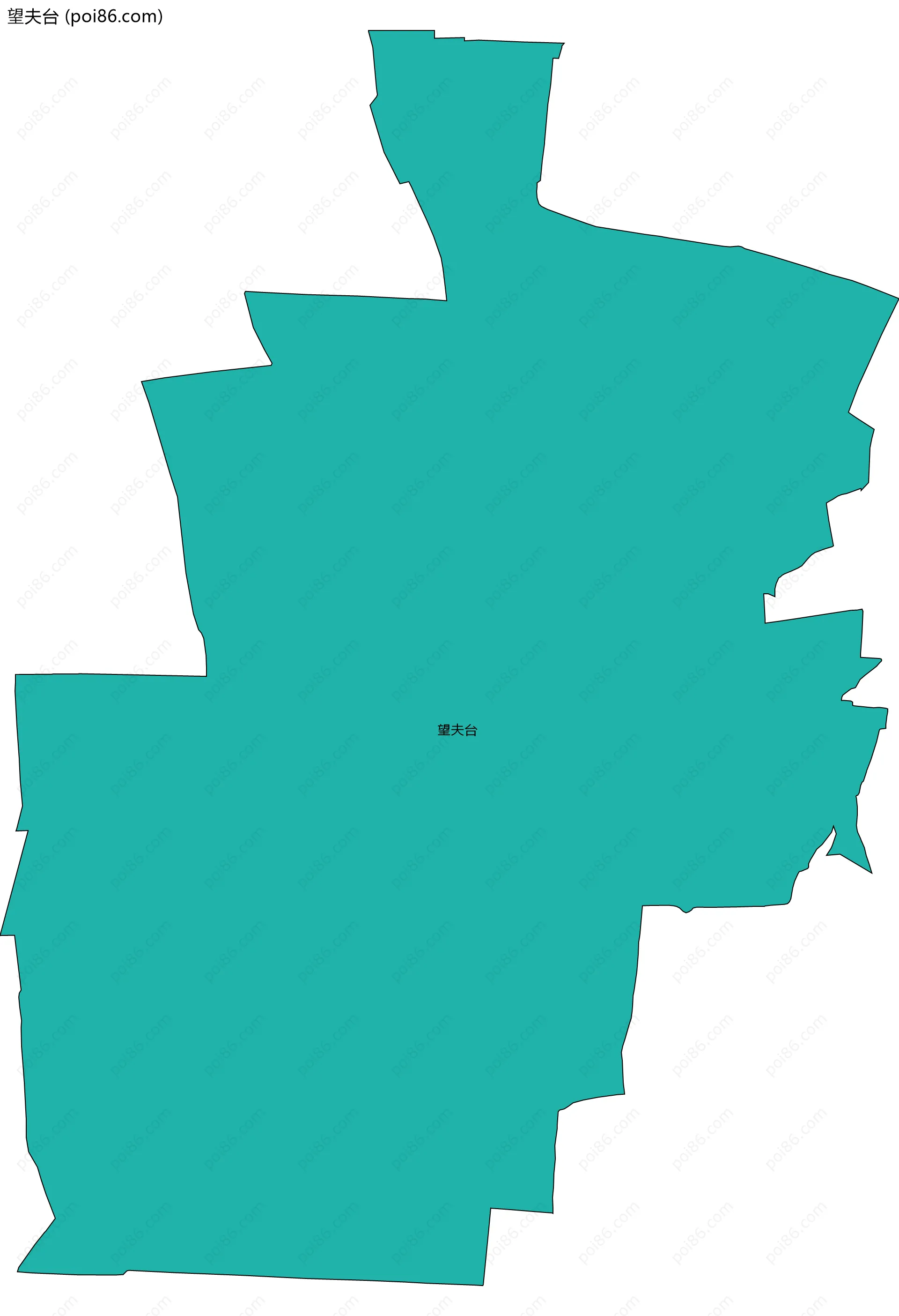 望夫台边界地图
