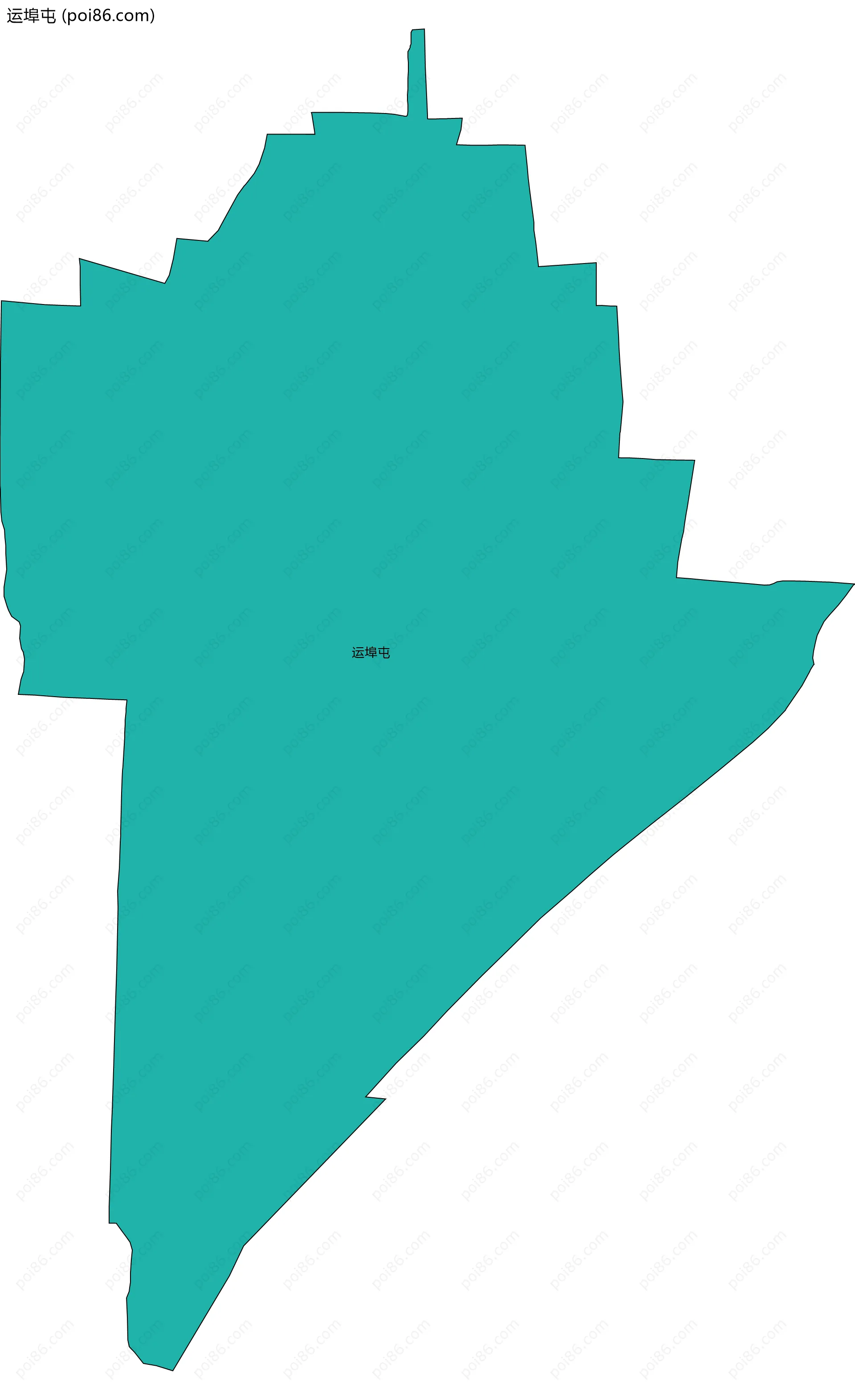 运埠屯边界地图