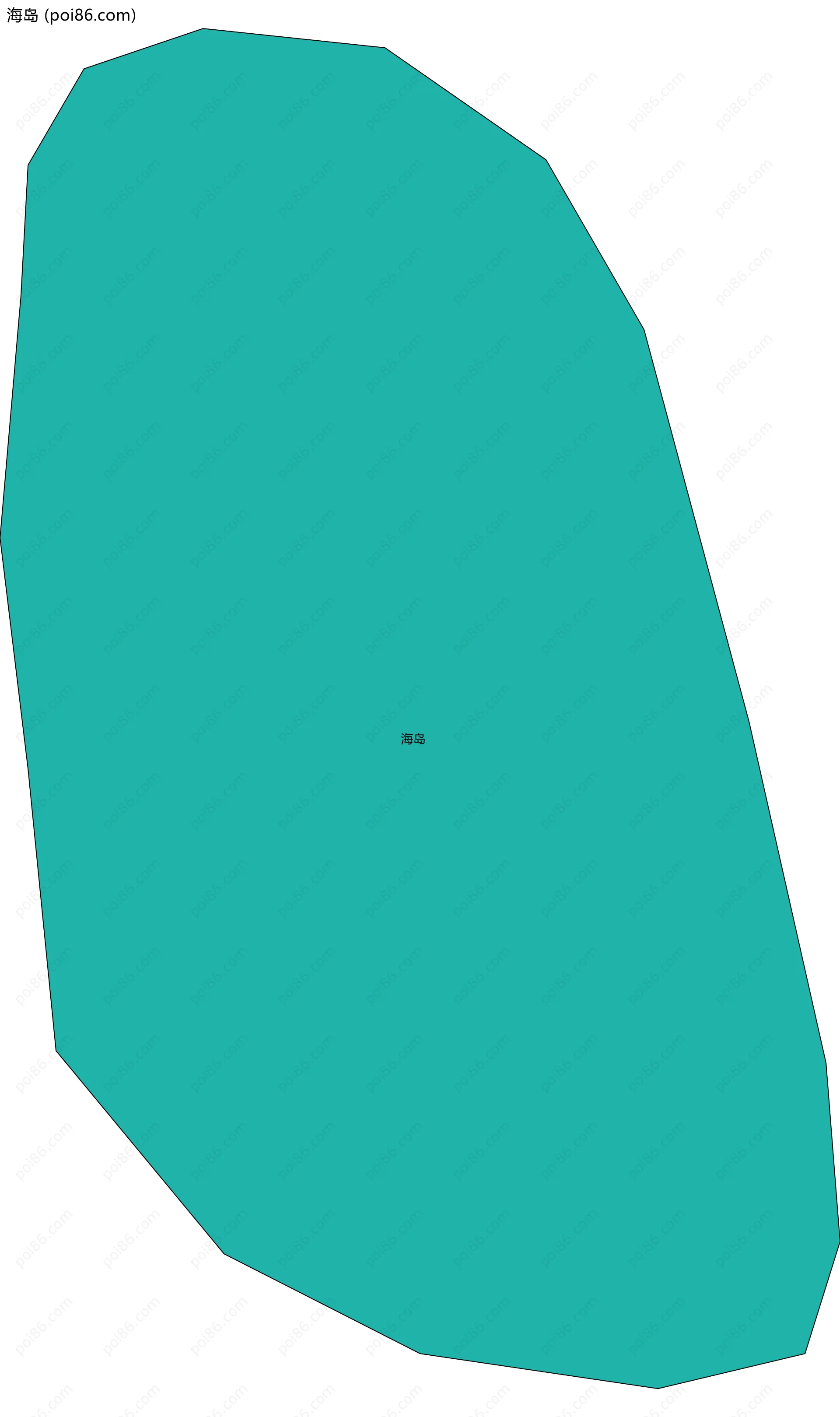 海岛边界地图