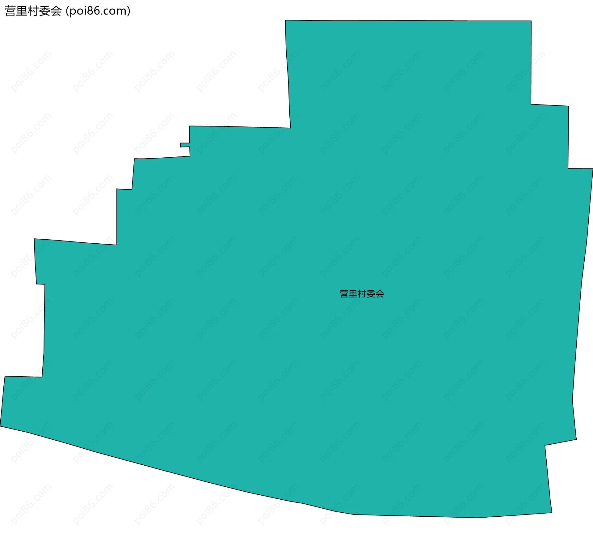 营里村委会边界地图