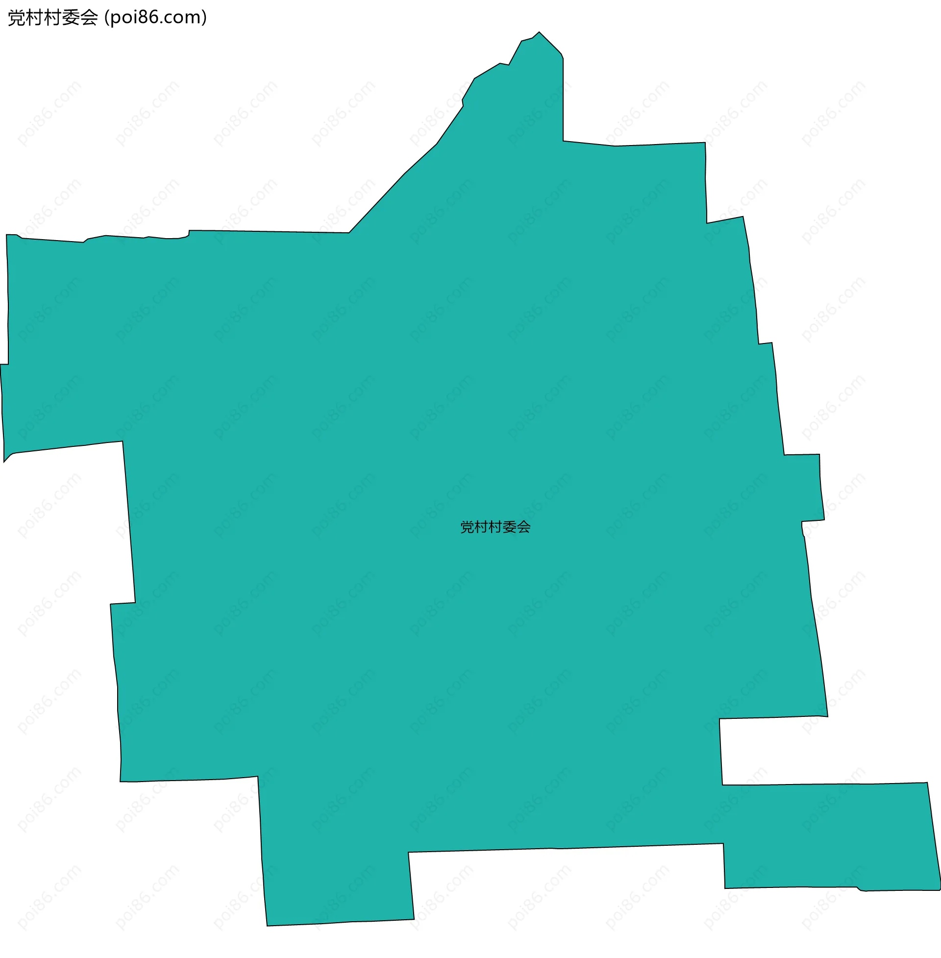 党村村委会边界地图