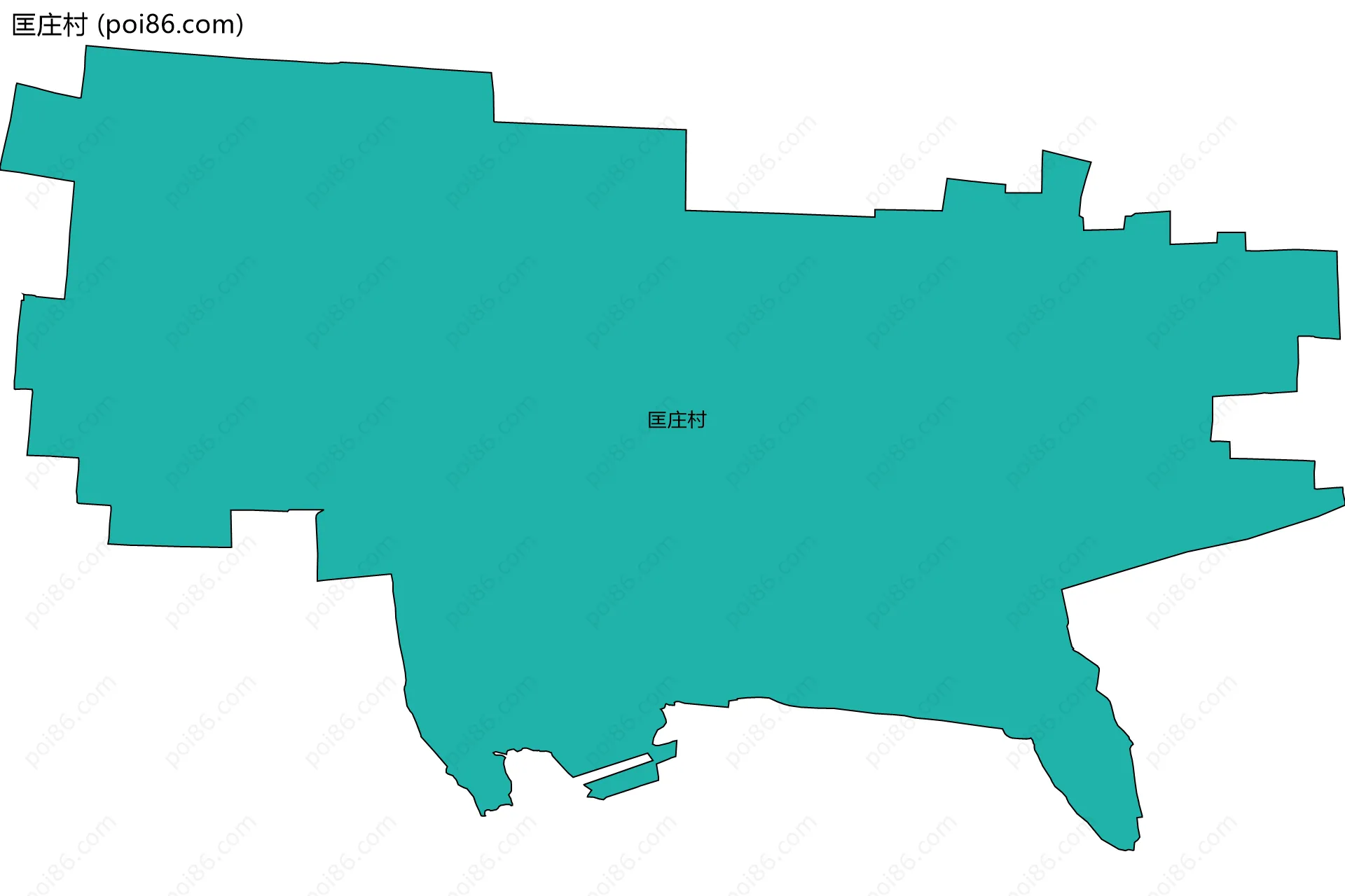 匡庄村边界地图
