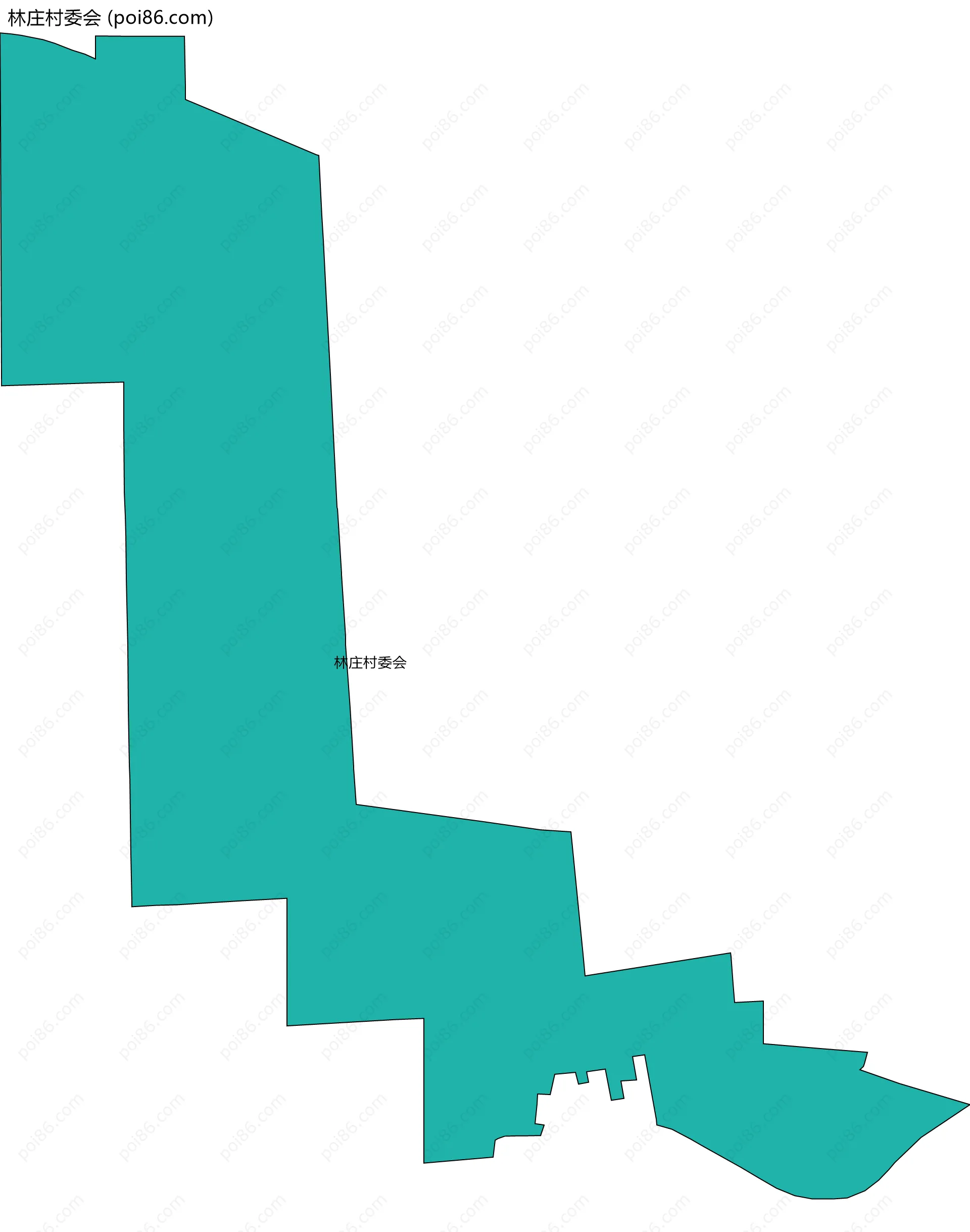 林庄村委会边界地图