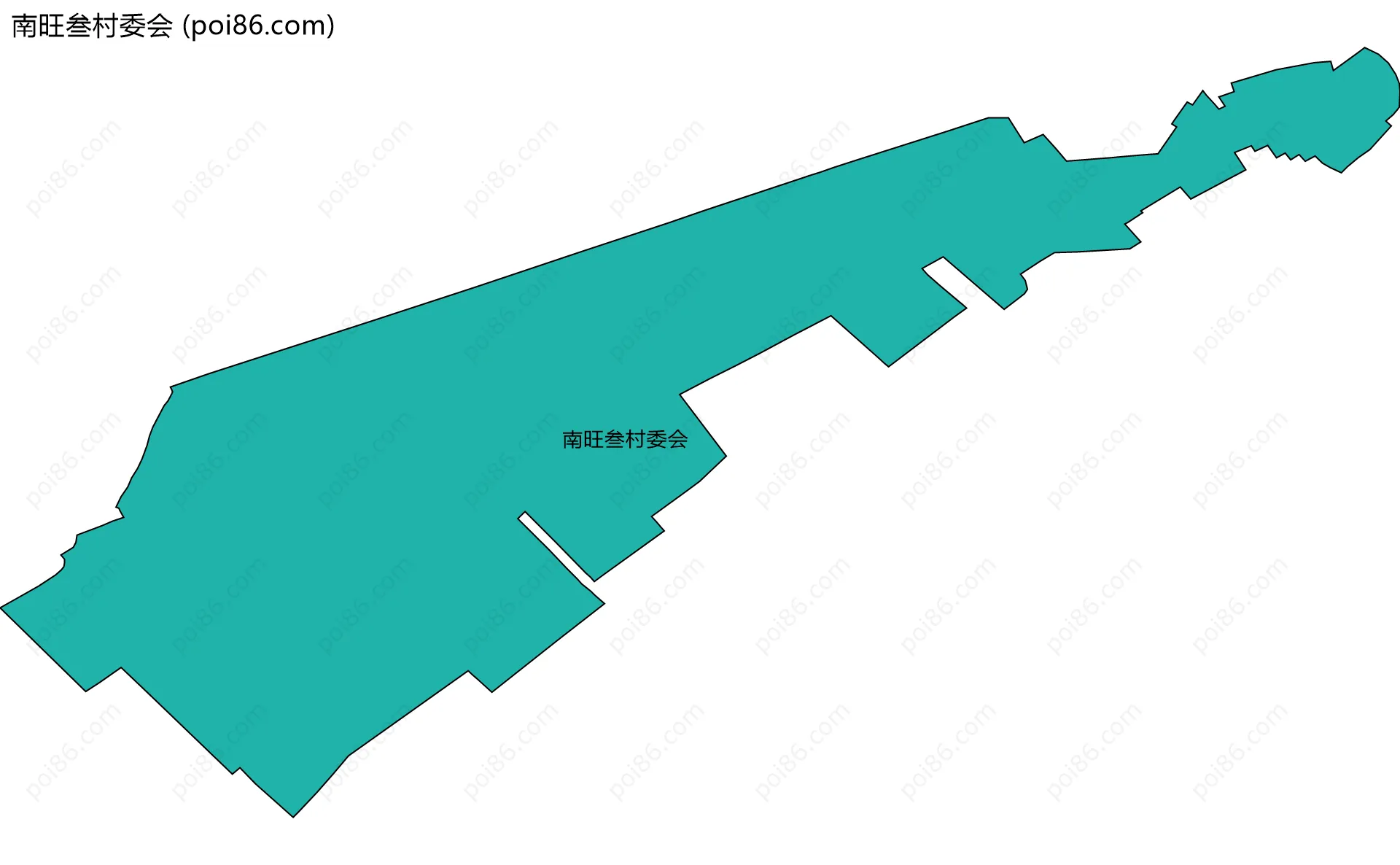 南旺叁村委会边界地图