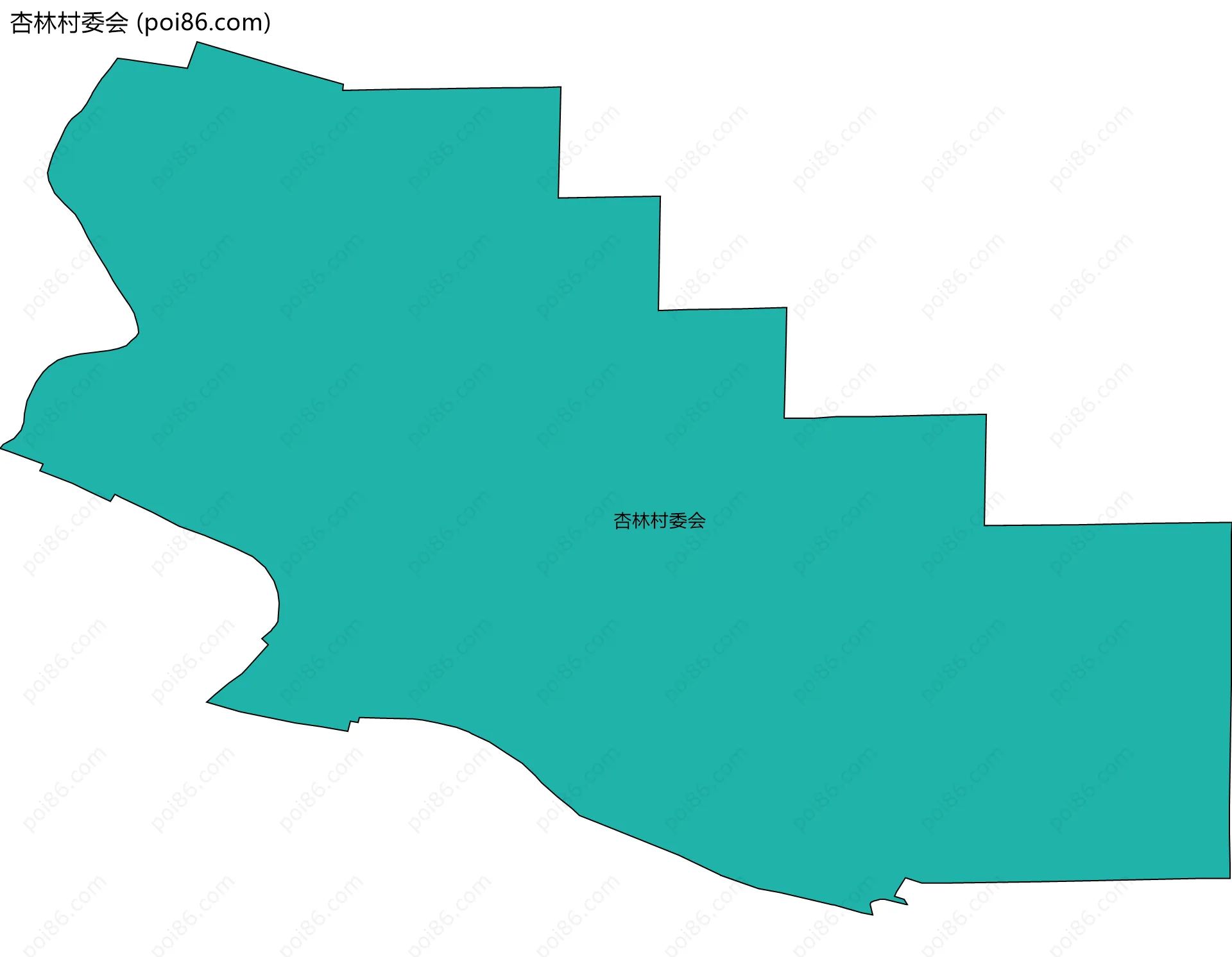 杏林村委会边界地图