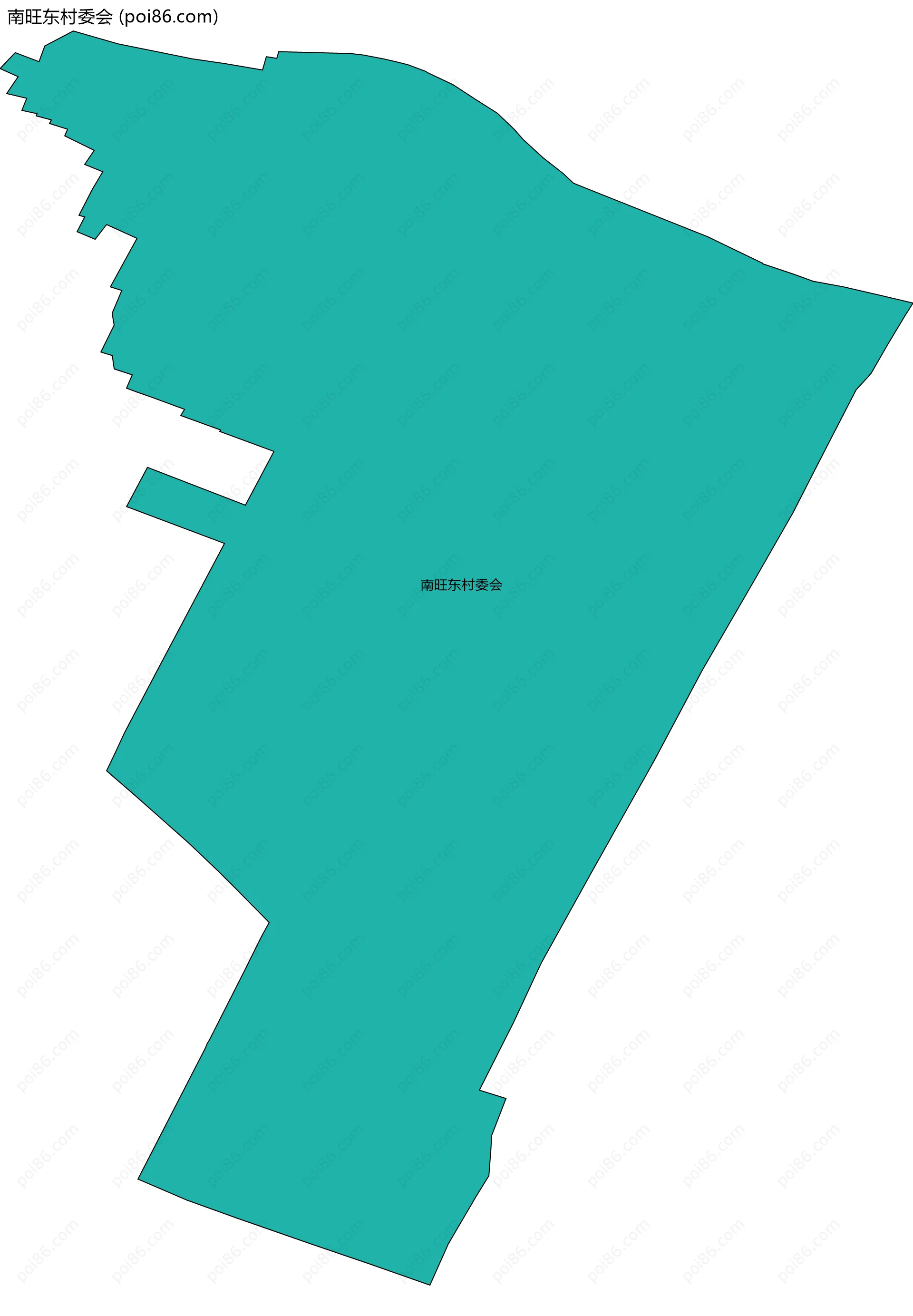 南旺东村委会边界地图