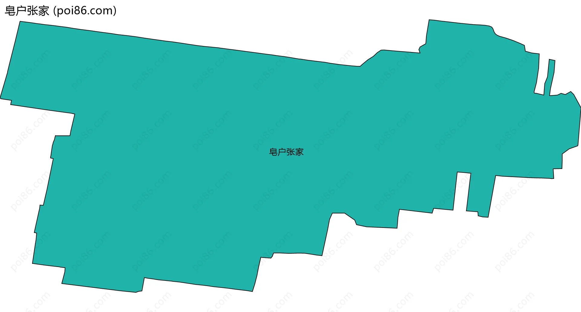 皂户张家边界地图