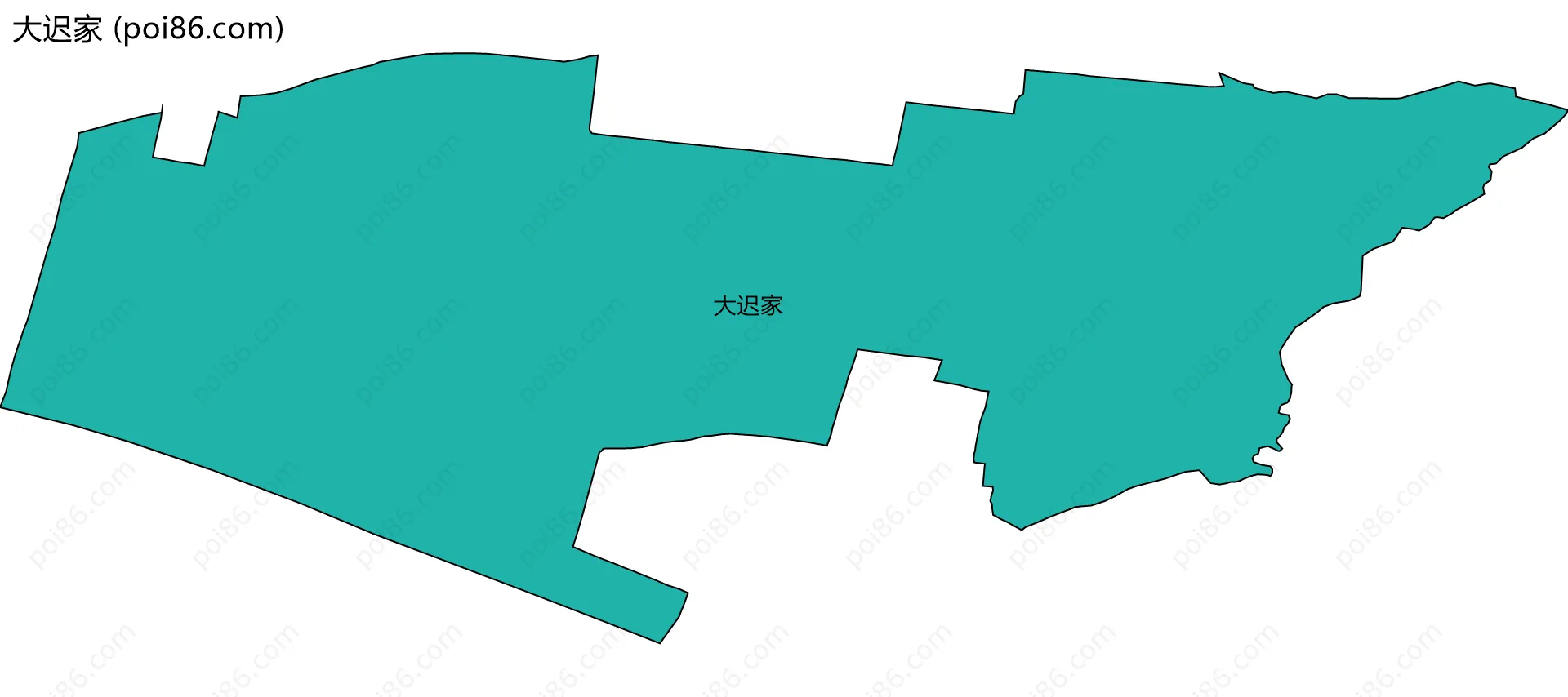 大迟家边界地图