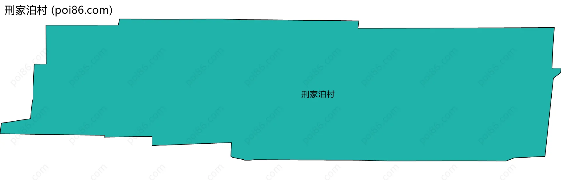 刑家泊村边界地图