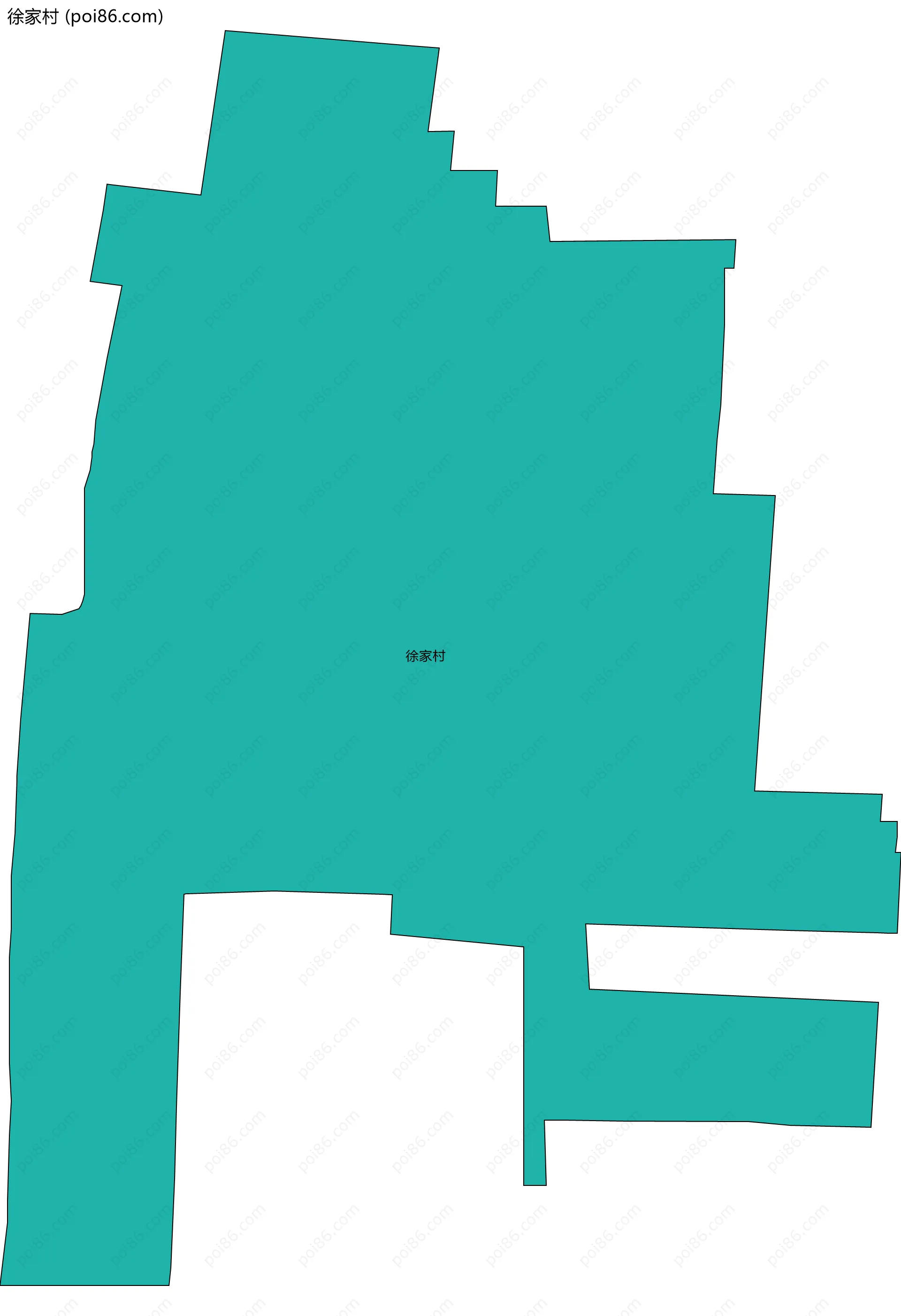 徐家村边界地图