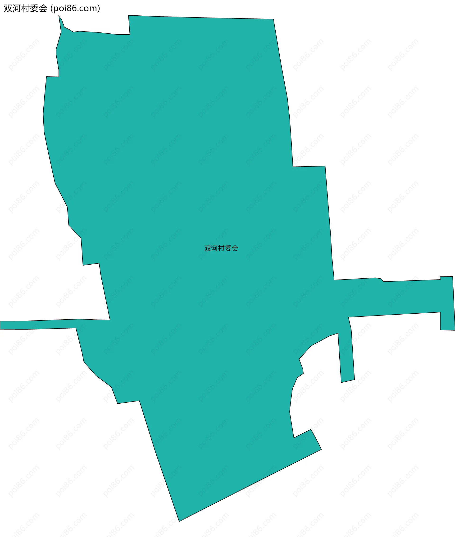 双河村委会边界地图