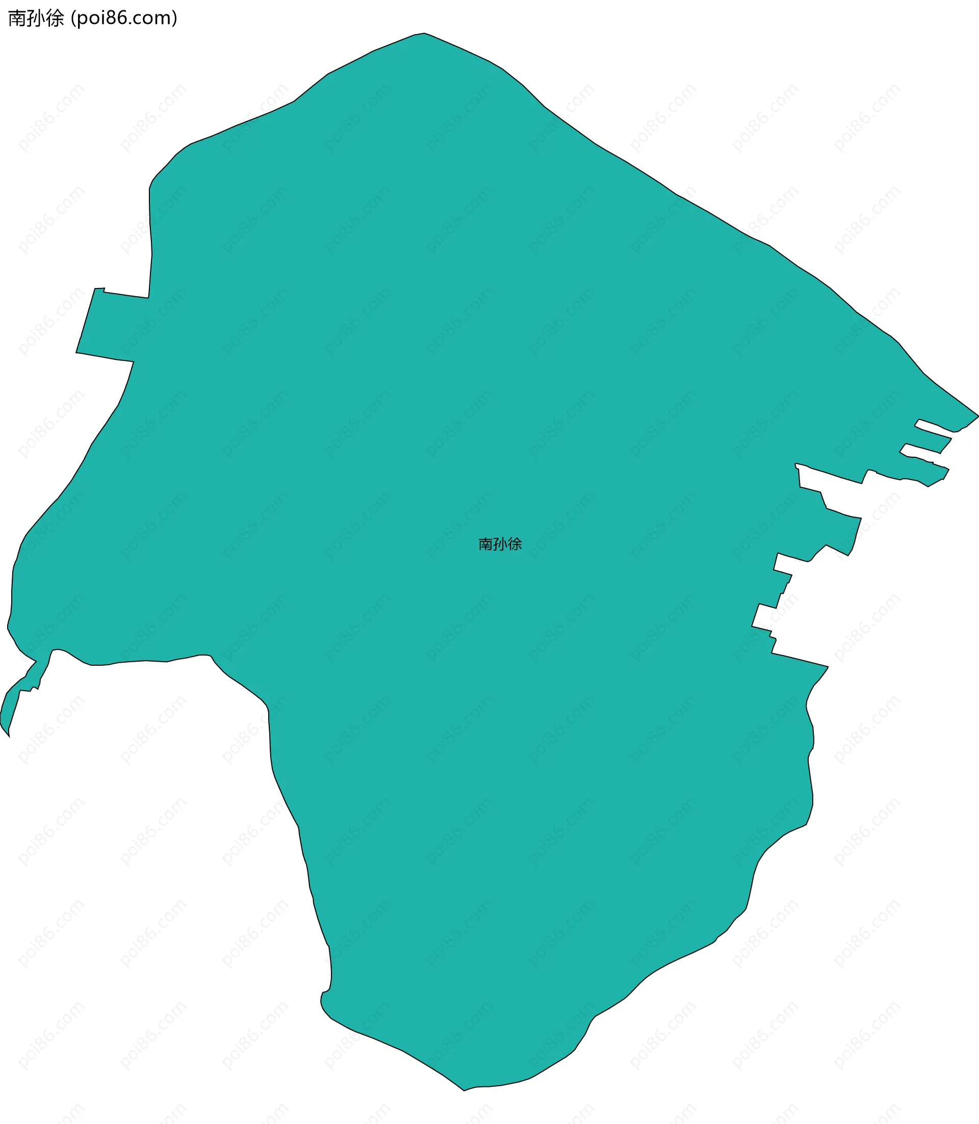 南孙徐边界地图