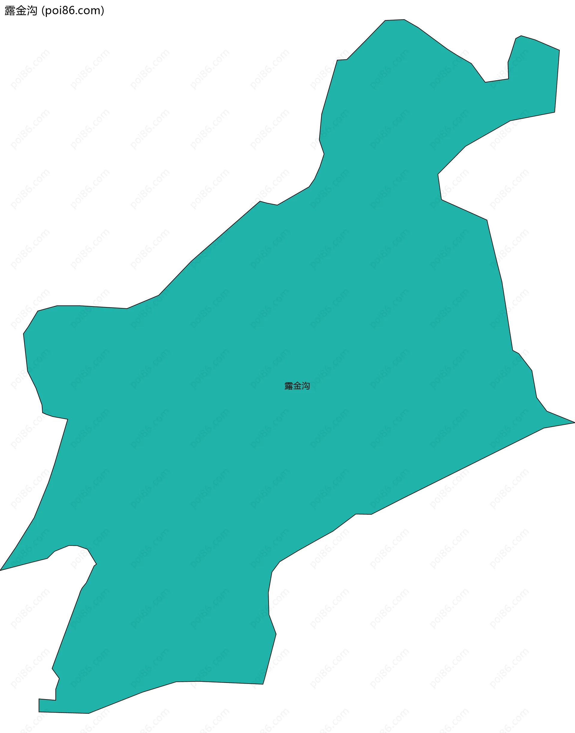 露金沟边界地图