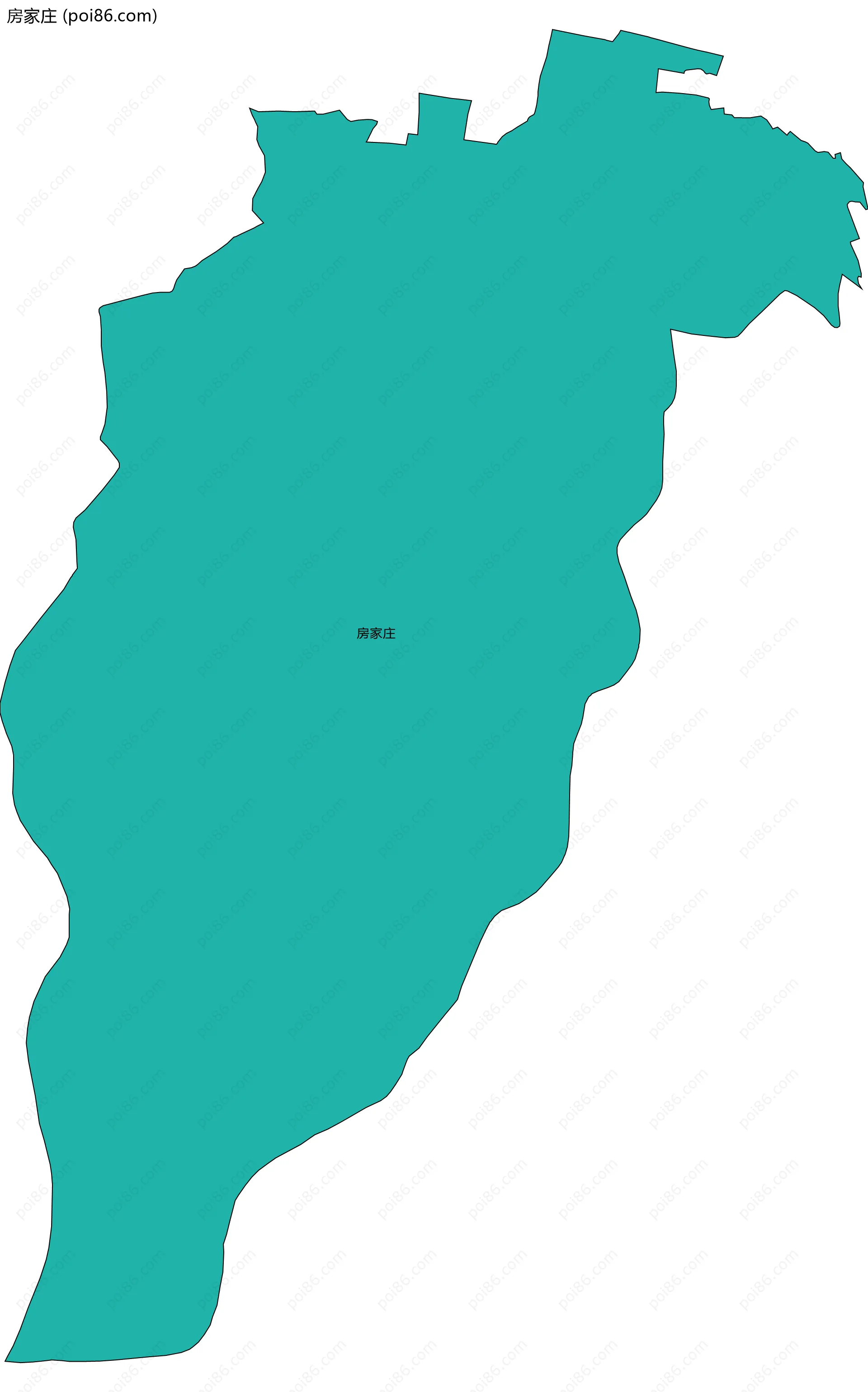 房家庄边界地图