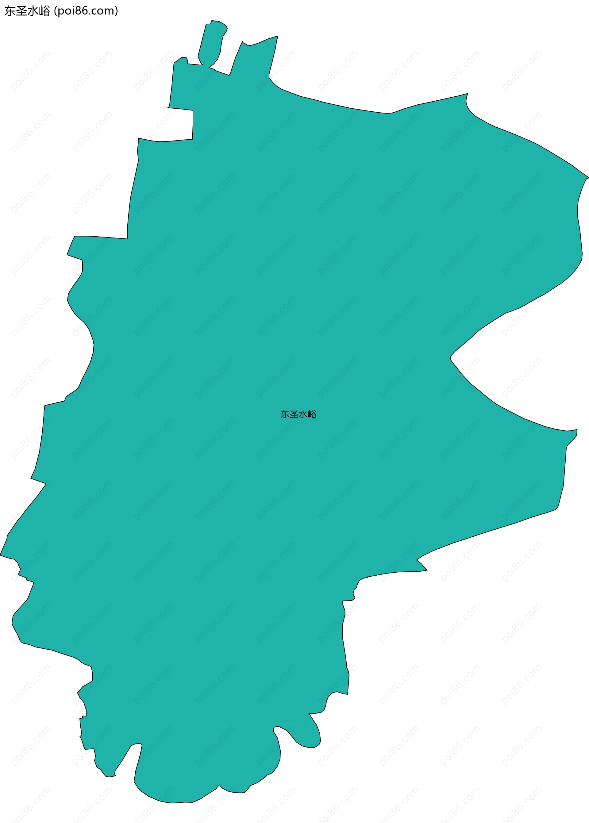 东圣水峪边界地图