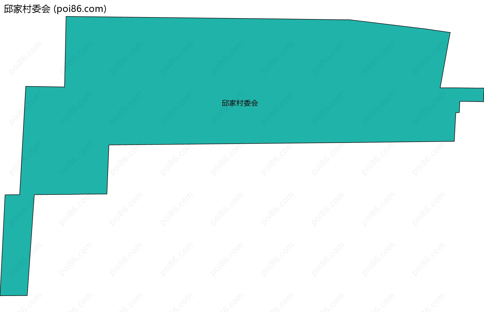 邱家村委会边界地图