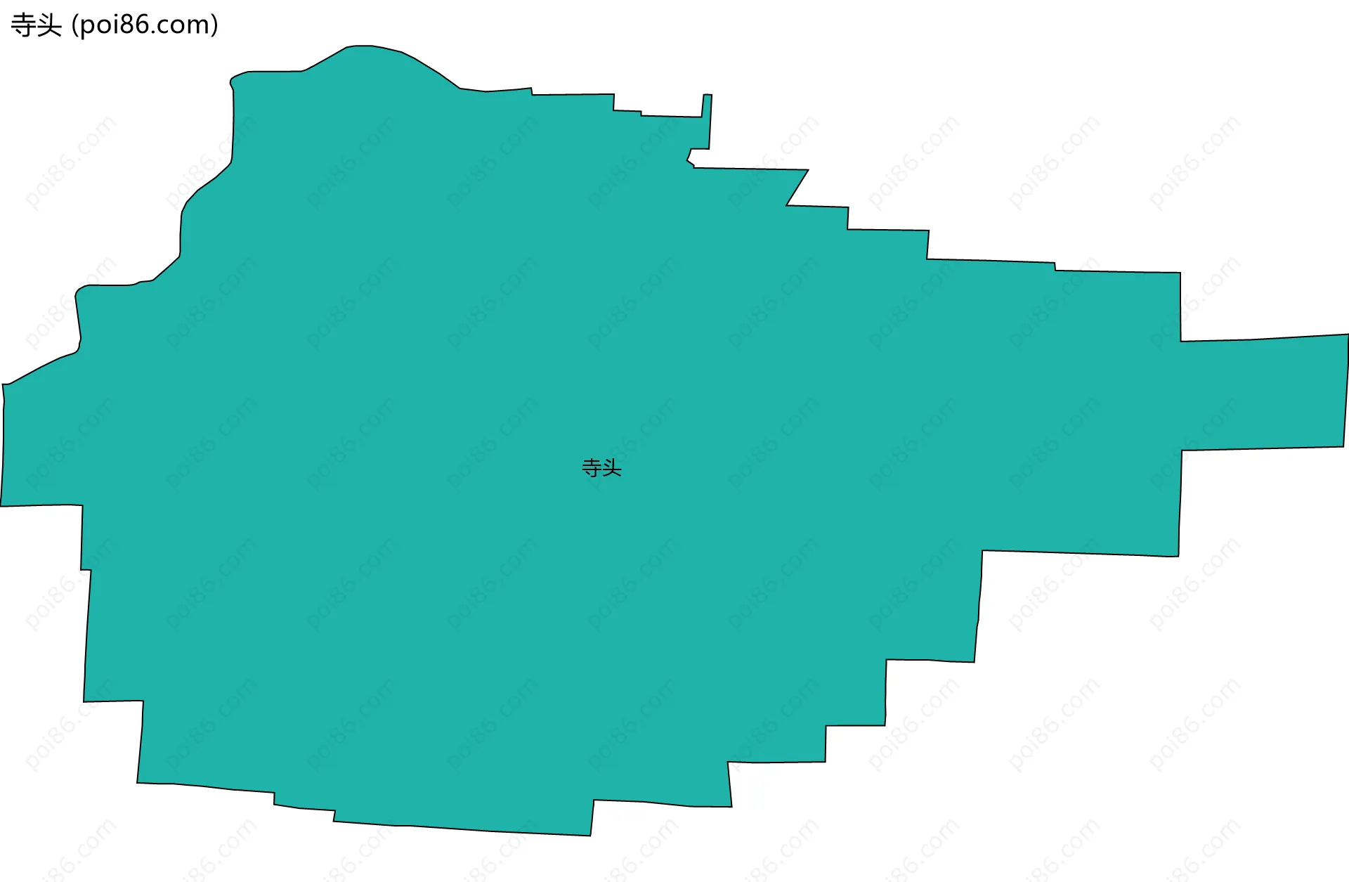 寺头边界地图