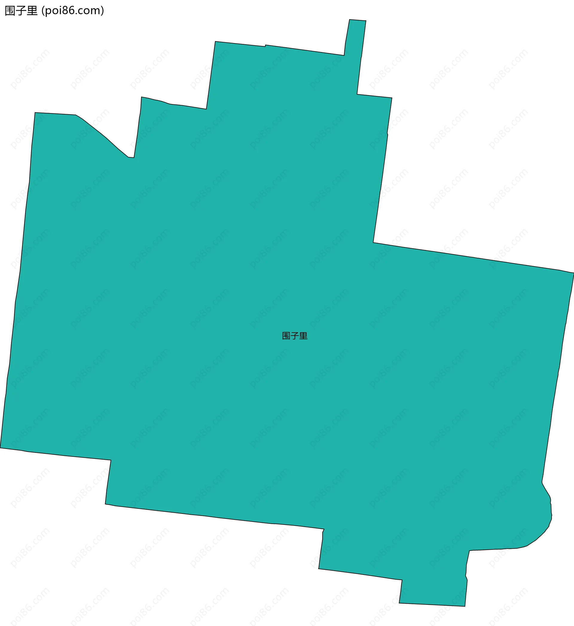 围子里边界地图