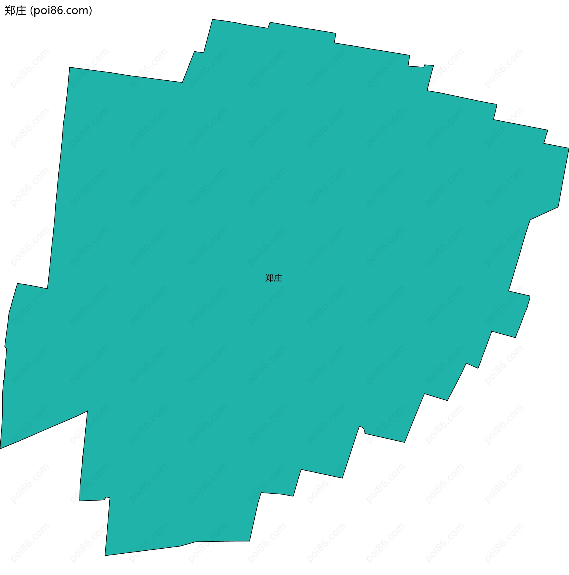 郑庄边界地图